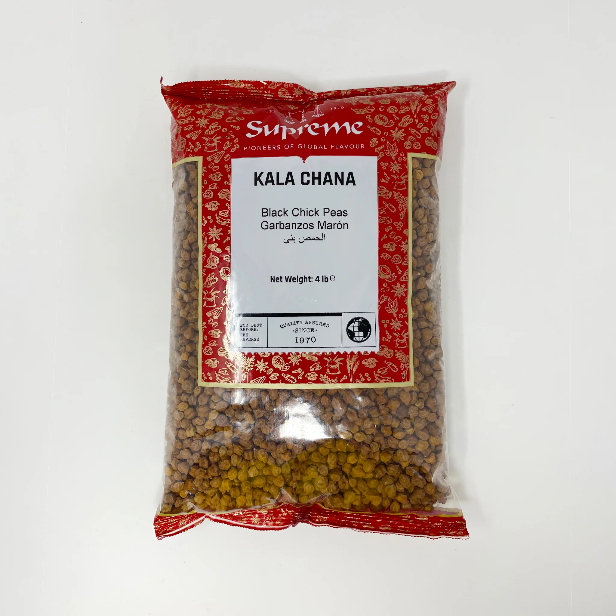 Supreme black chickpeas kala Chana 2-4 Lb