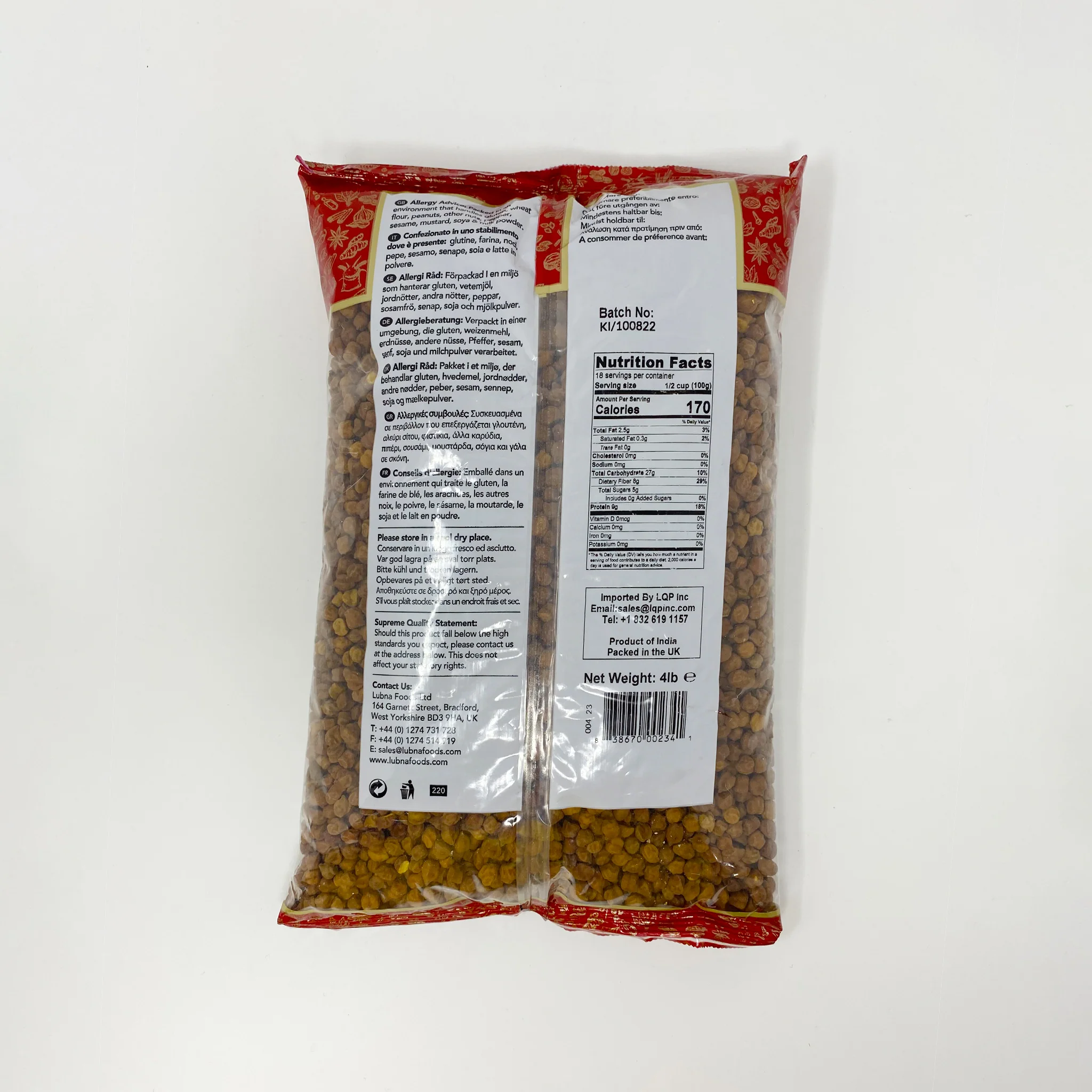 Supreme black chickpeas kala Chana 2-4 Lb - Image 2