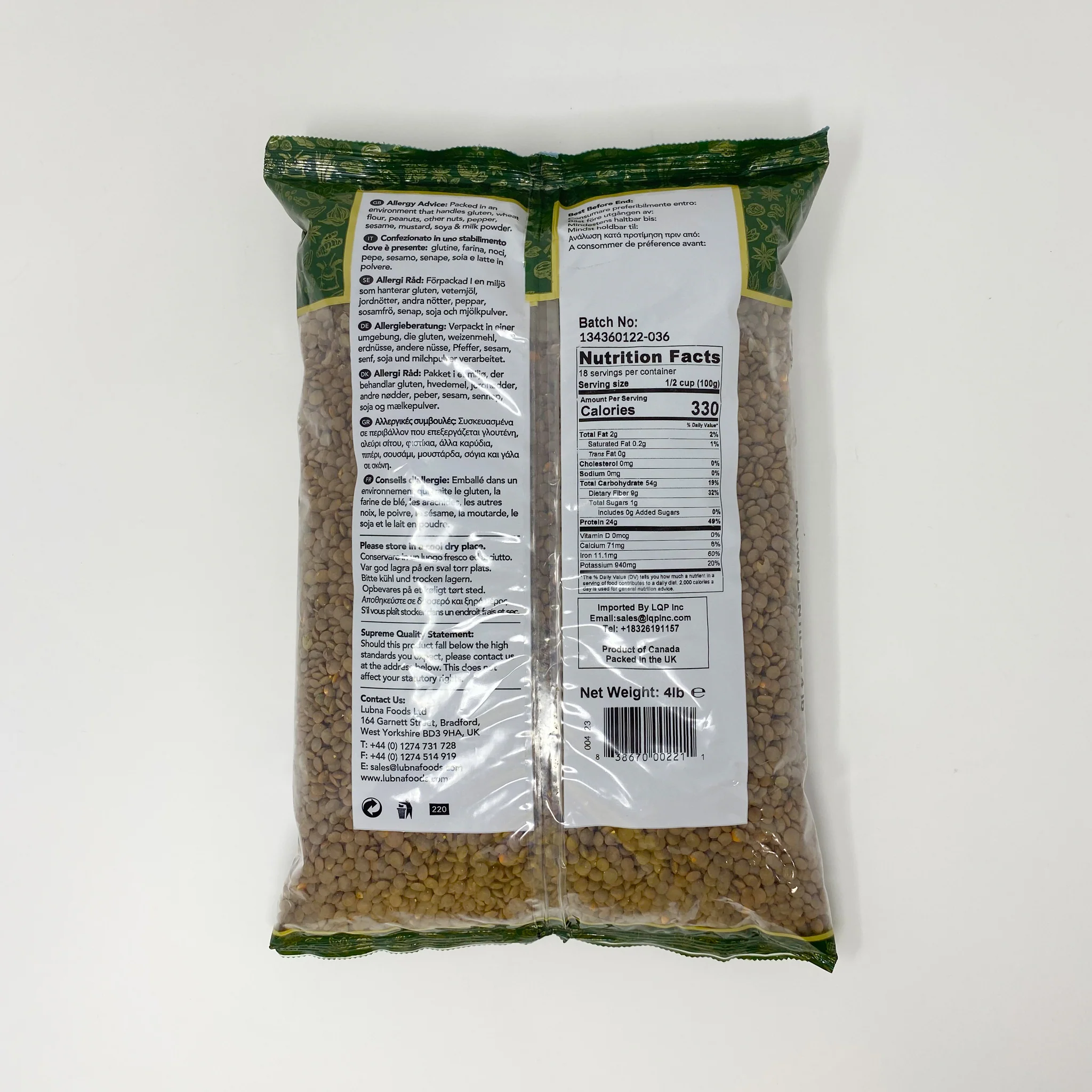 Supreme Brown lentils 2 -4 Lb - Image 2