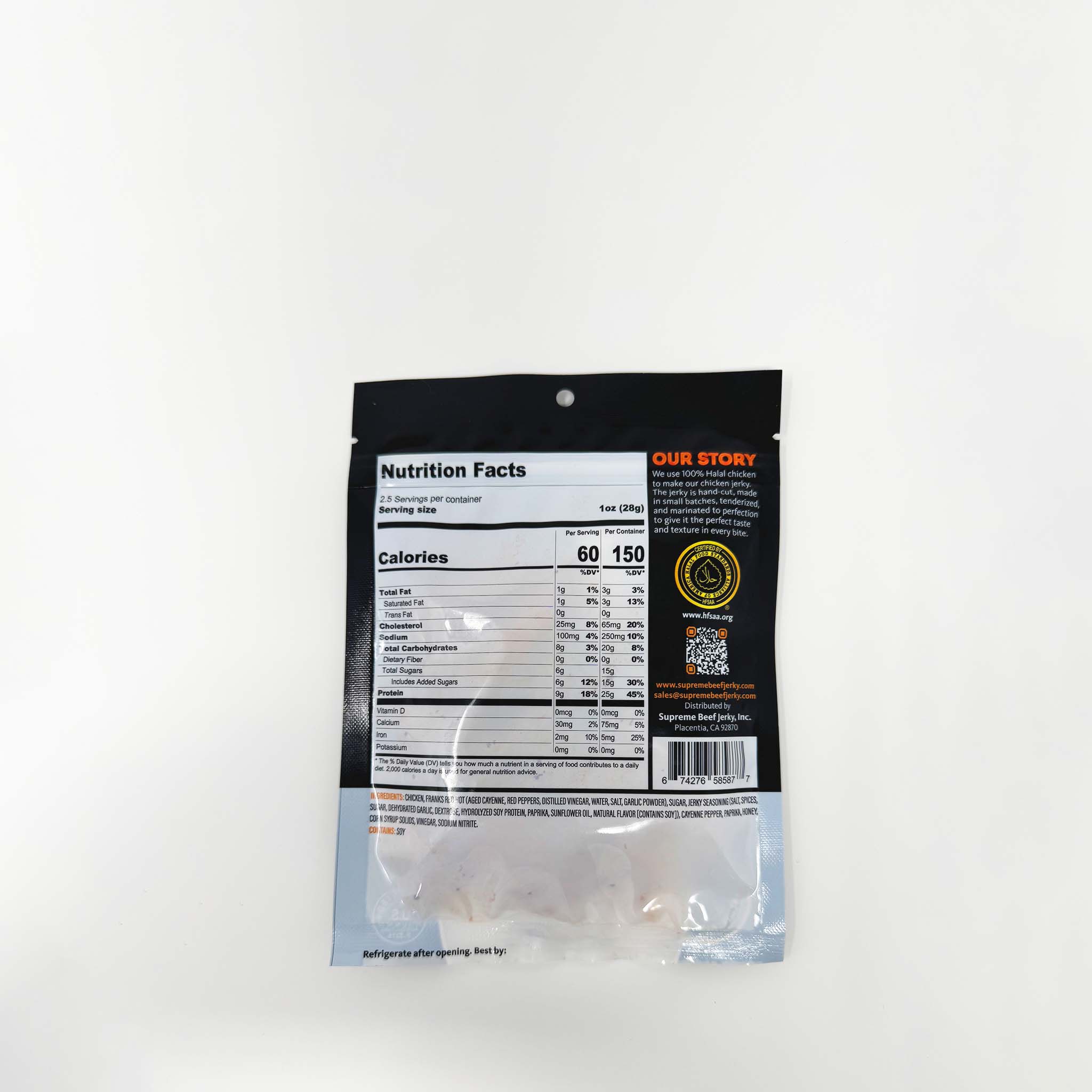 Supreme Buffalo Style Chicken Jerky 71g - Image 2