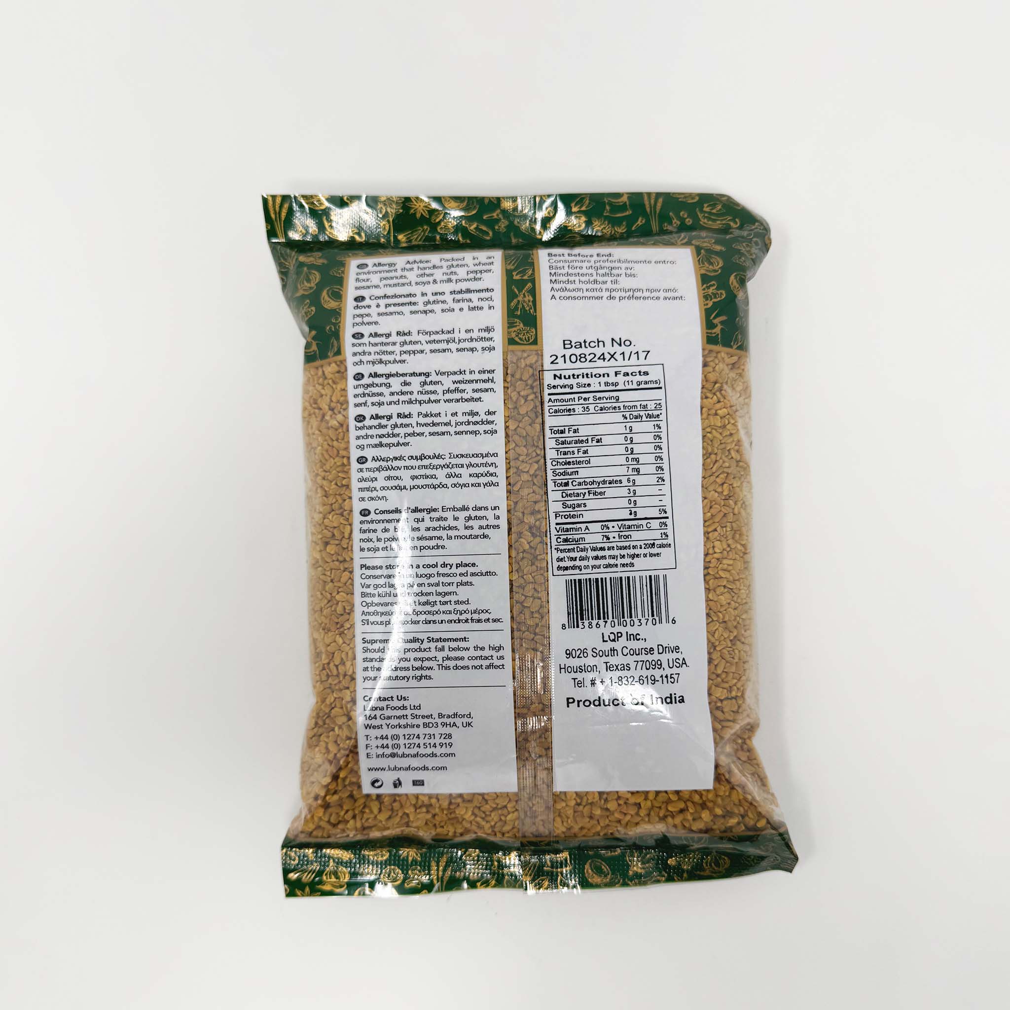 Supreme Fenugreek Seeds 800g - Image 2