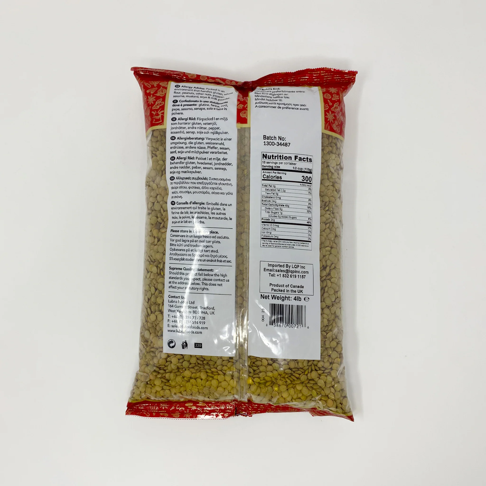 Supreme green lentils 2-4 Lb - Image 2