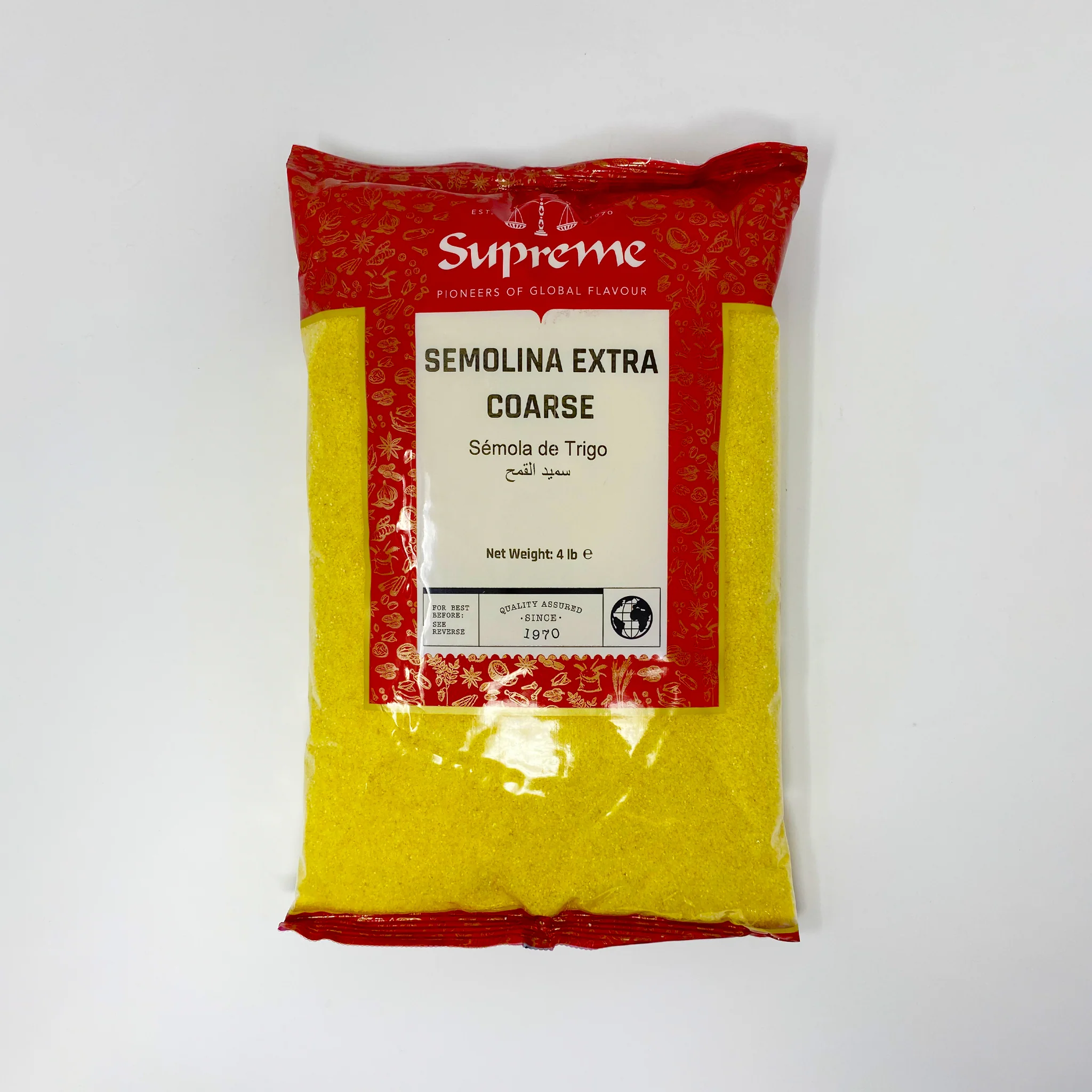 Supreme semolina Extra cross, coarse & fine 4lb - Image 3
