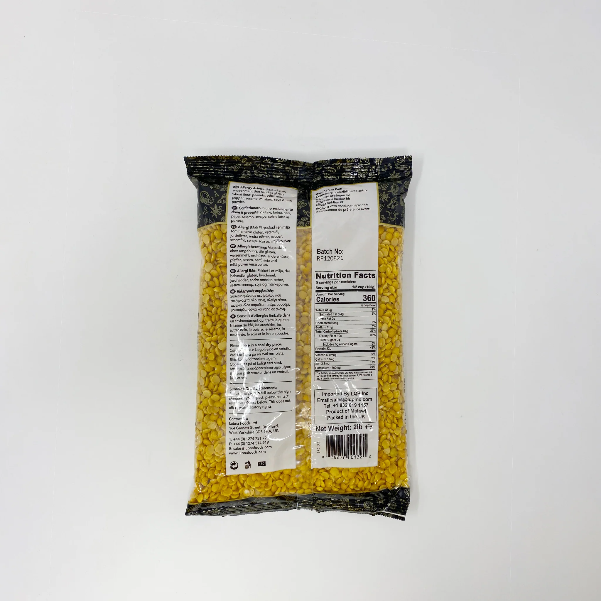 Supreme split lentils dry Toor Dall 2-4 lb - Image 4
