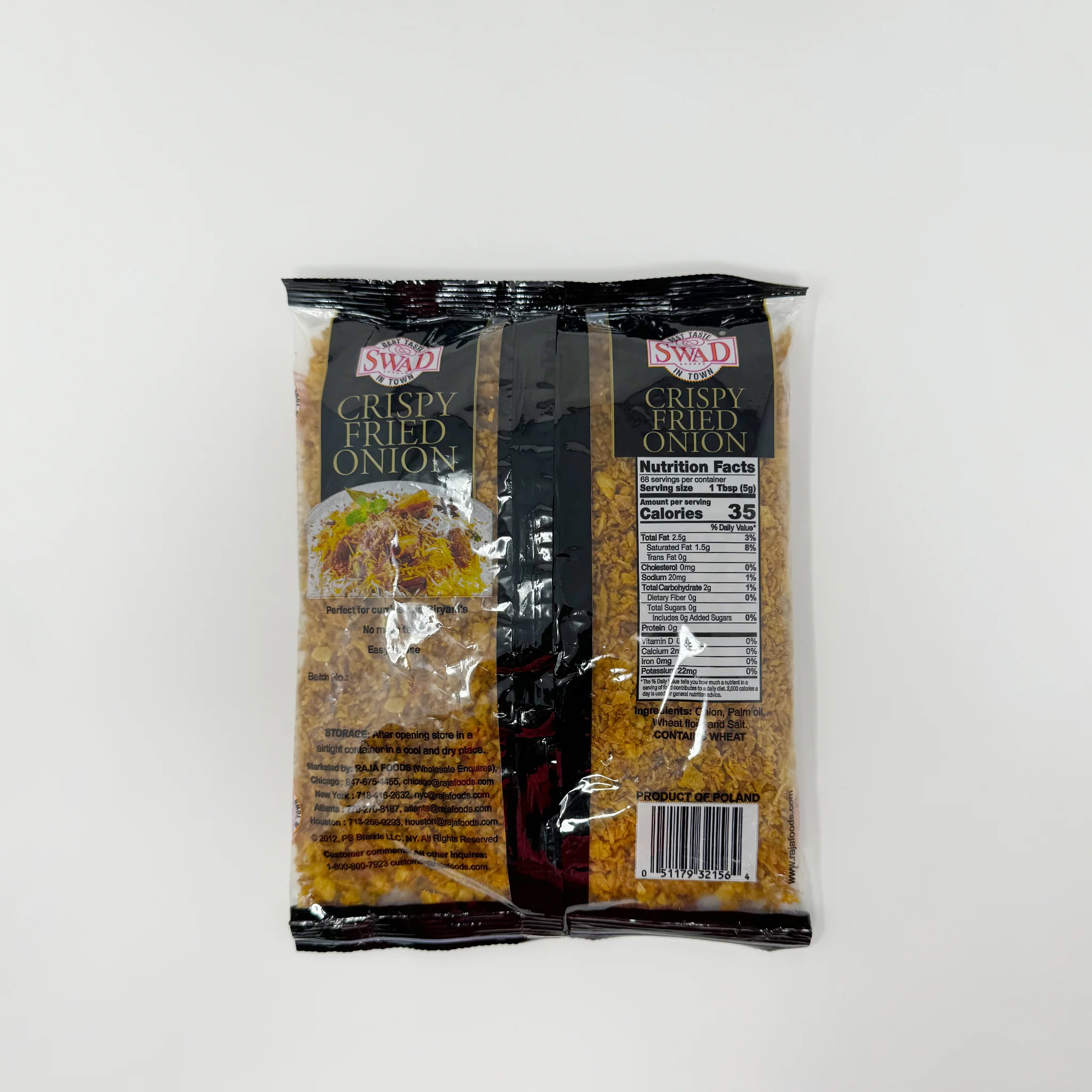 Swad Crispy Fried onions 340g - Image 2
