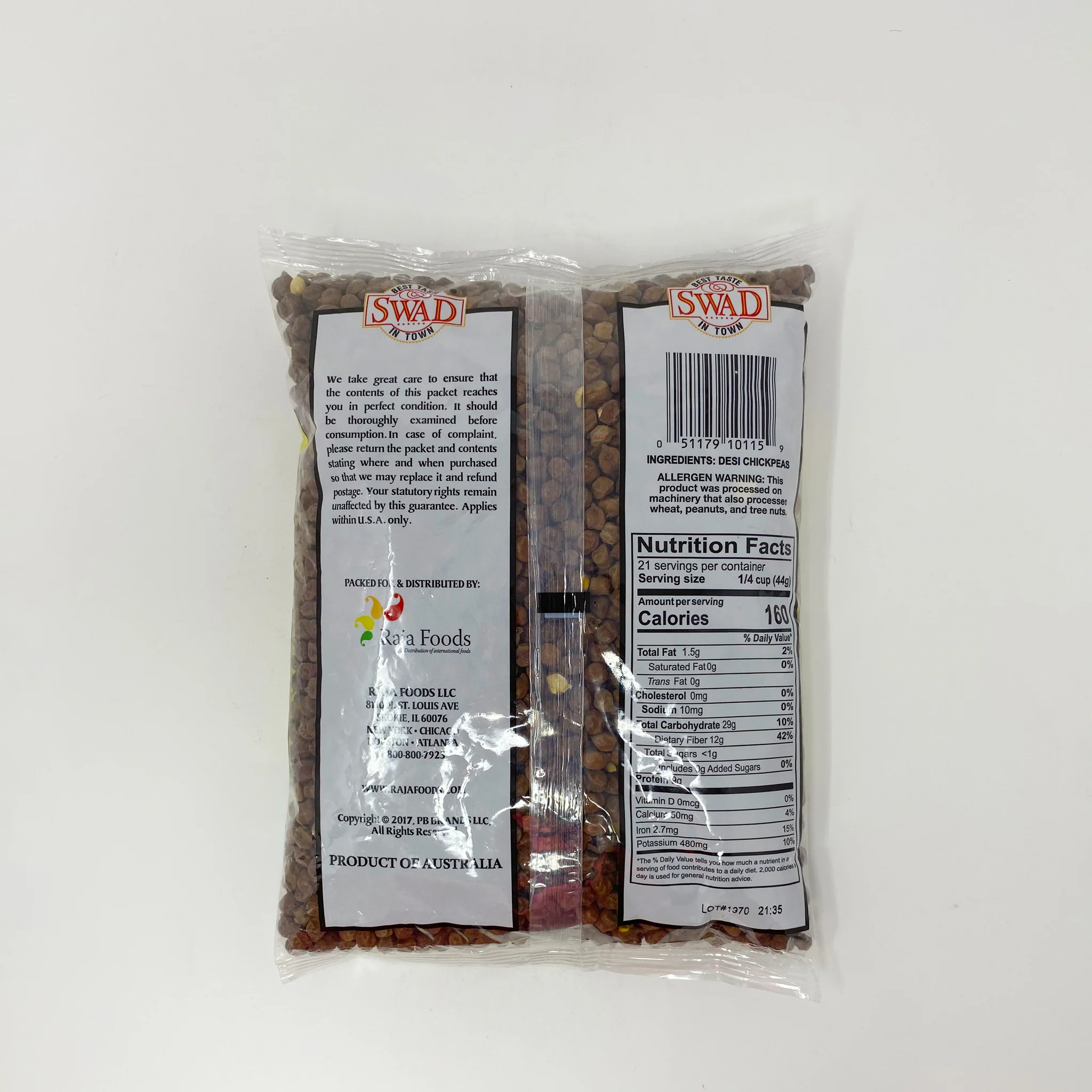 Swad desi chickpeas Kala Chana 2-4 Lb - Image 4