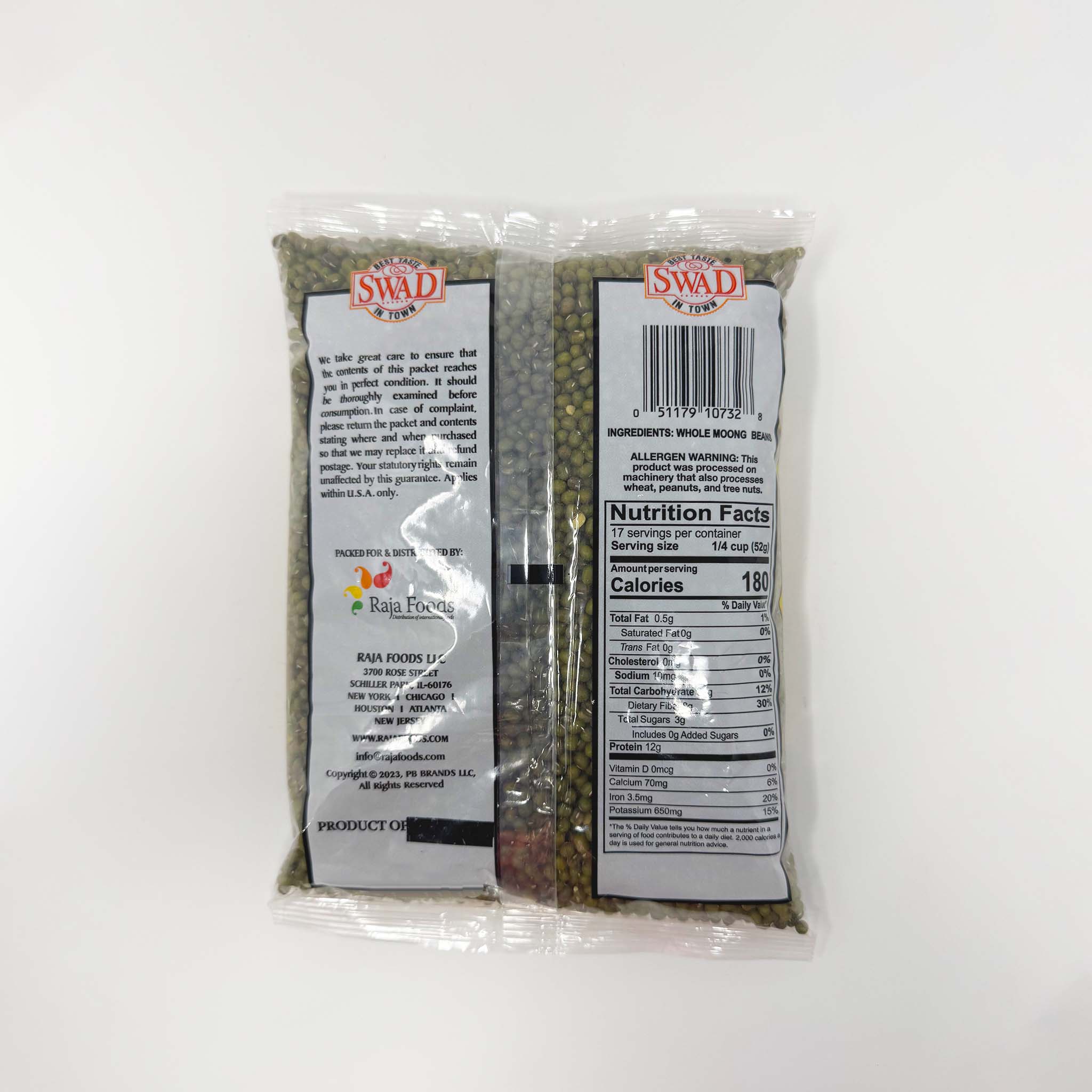 Swad Moong Dal  whole 2 lb - Image 2