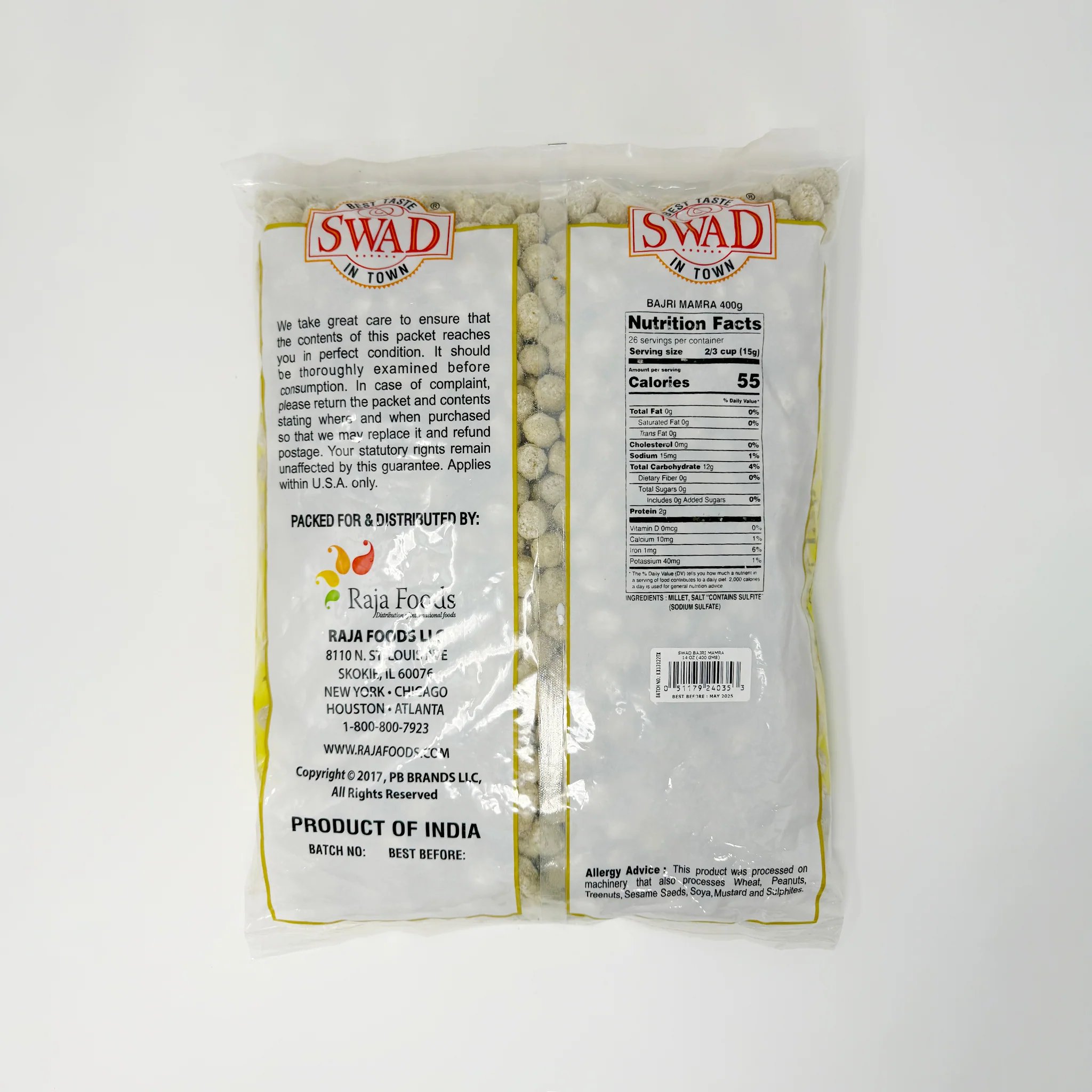Swad puffed Millet 400g - Image 2