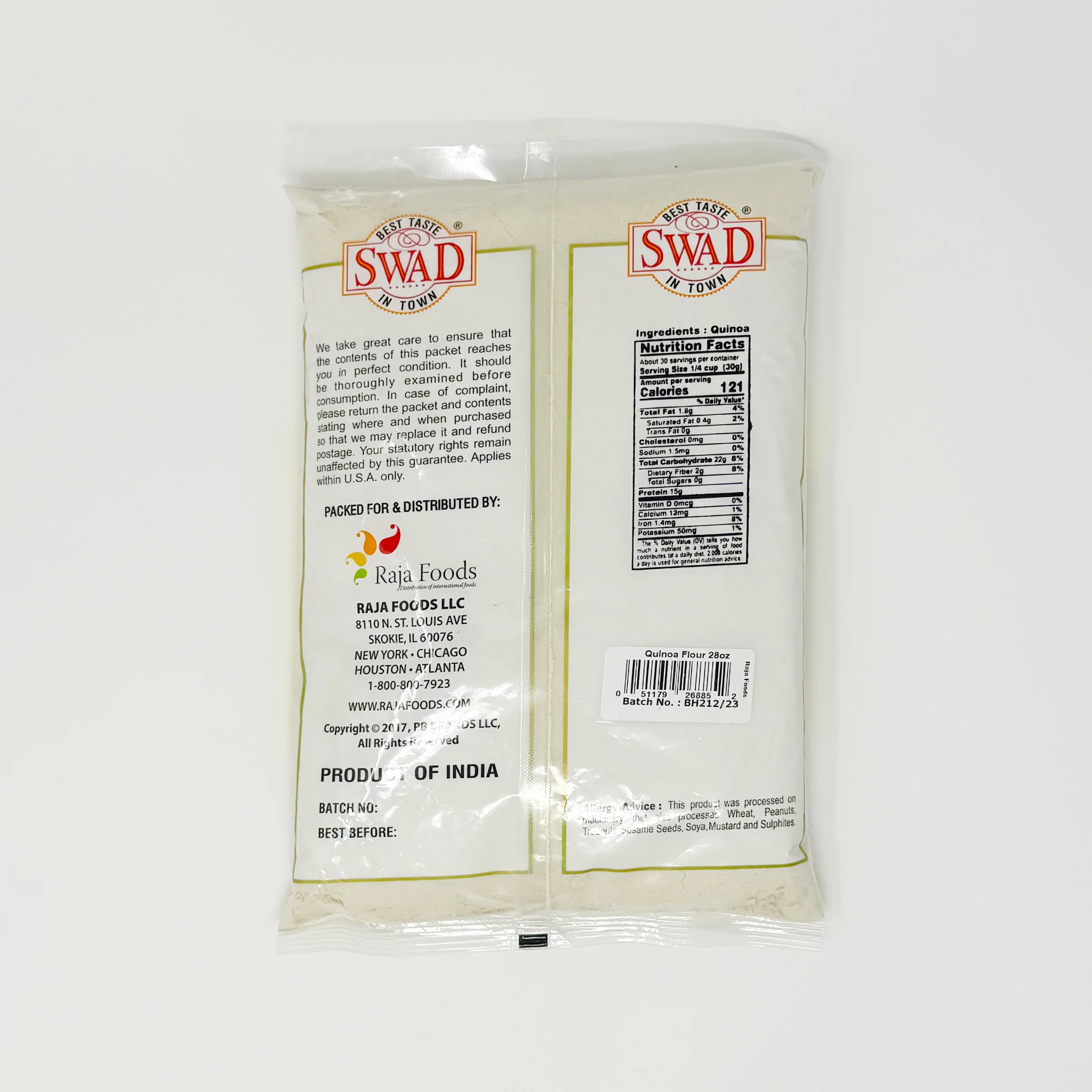 Swad Quinoa Flour 800g - Image 2