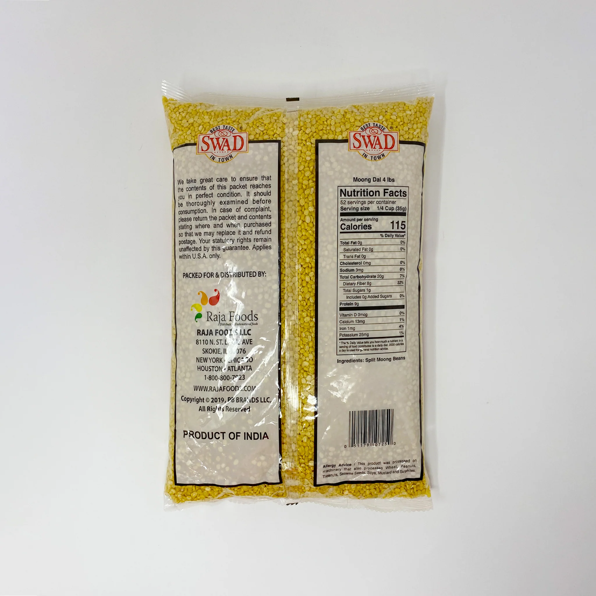 Swad split lentils Moong Dal 2-4 lb - Image 2