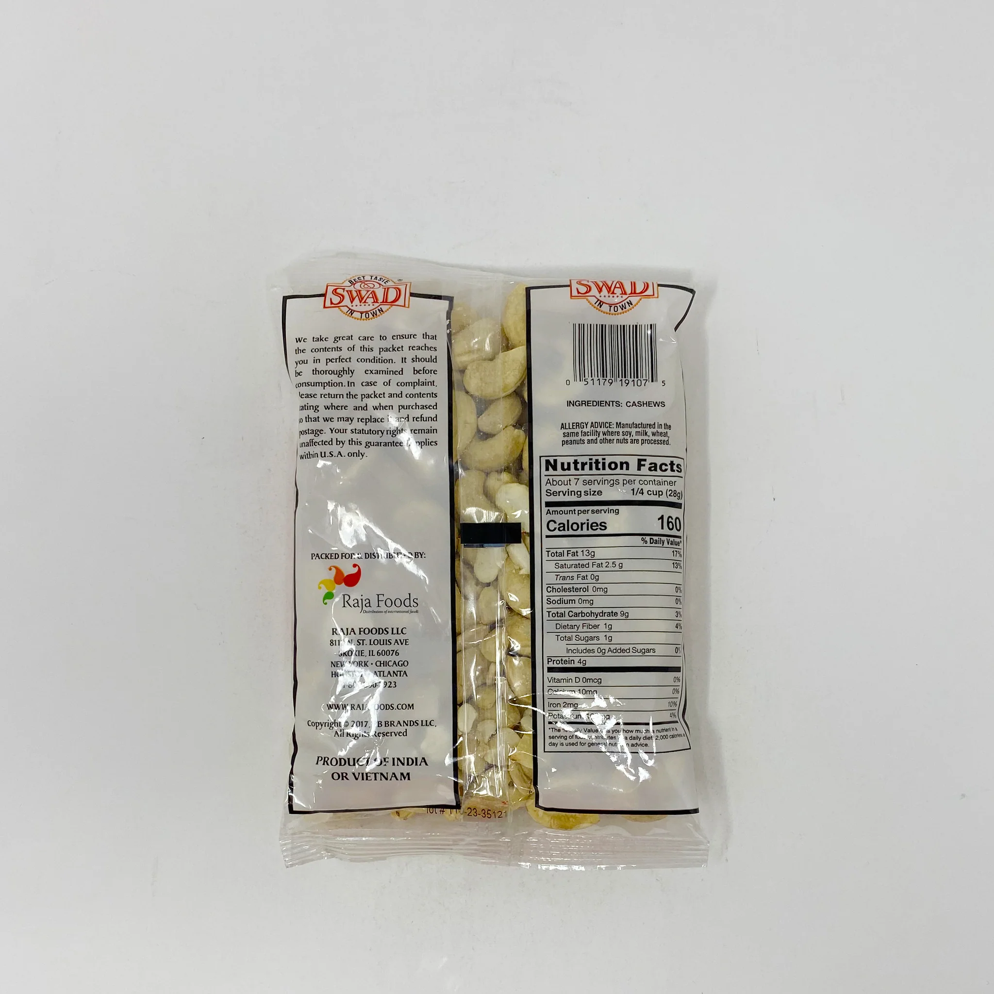 Swad Whole Cashew 400g - Image 4