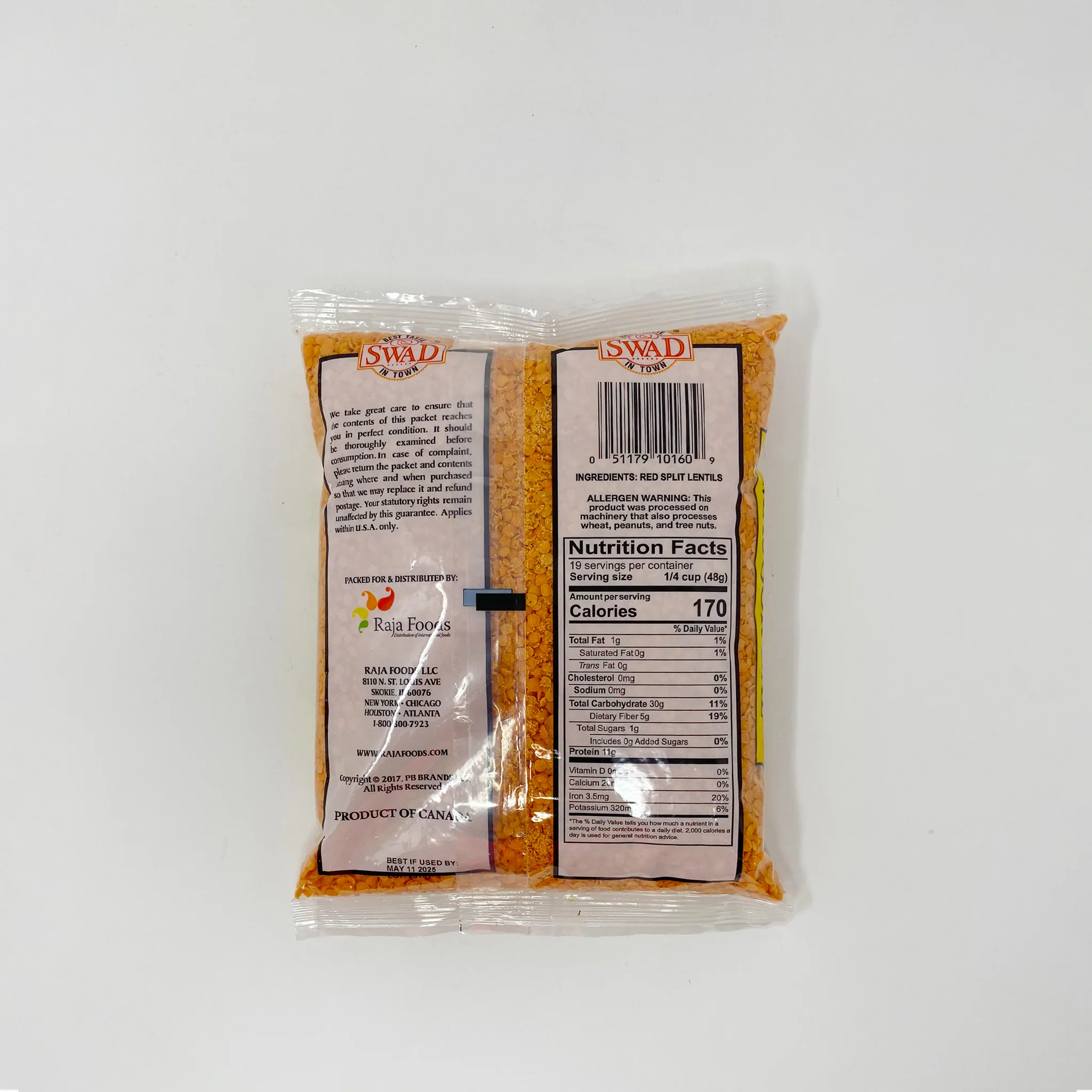 Swad yellow lentils Masoor Dal 2-4 lb - Image 4