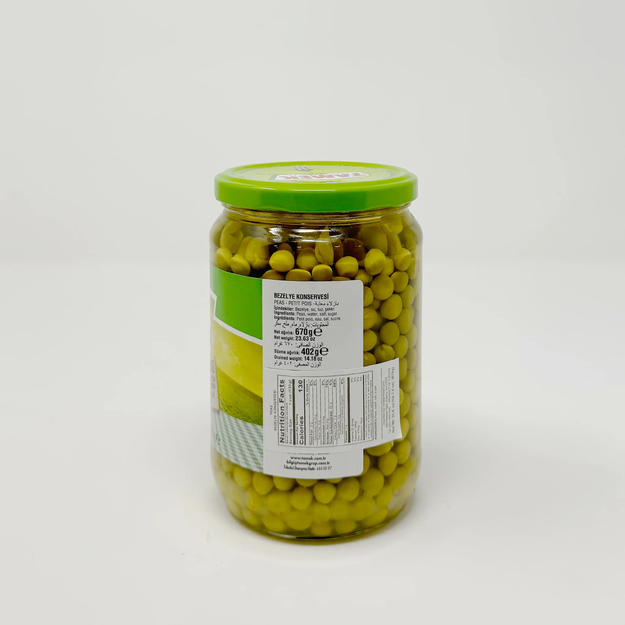 Tamek Green Peas and 550g - Image 2