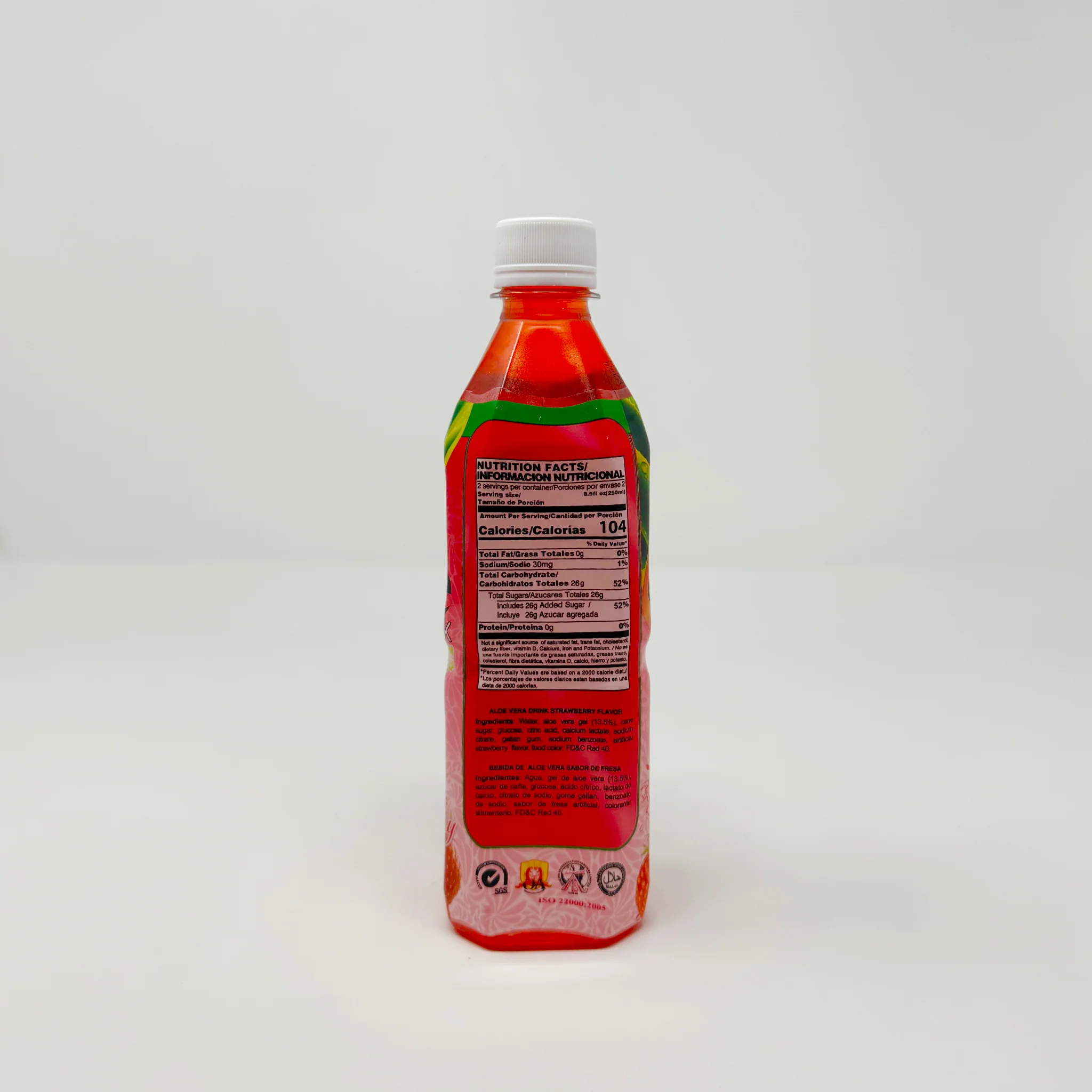 Tan Do aloe Vera Strawberry 800ml - Image 2