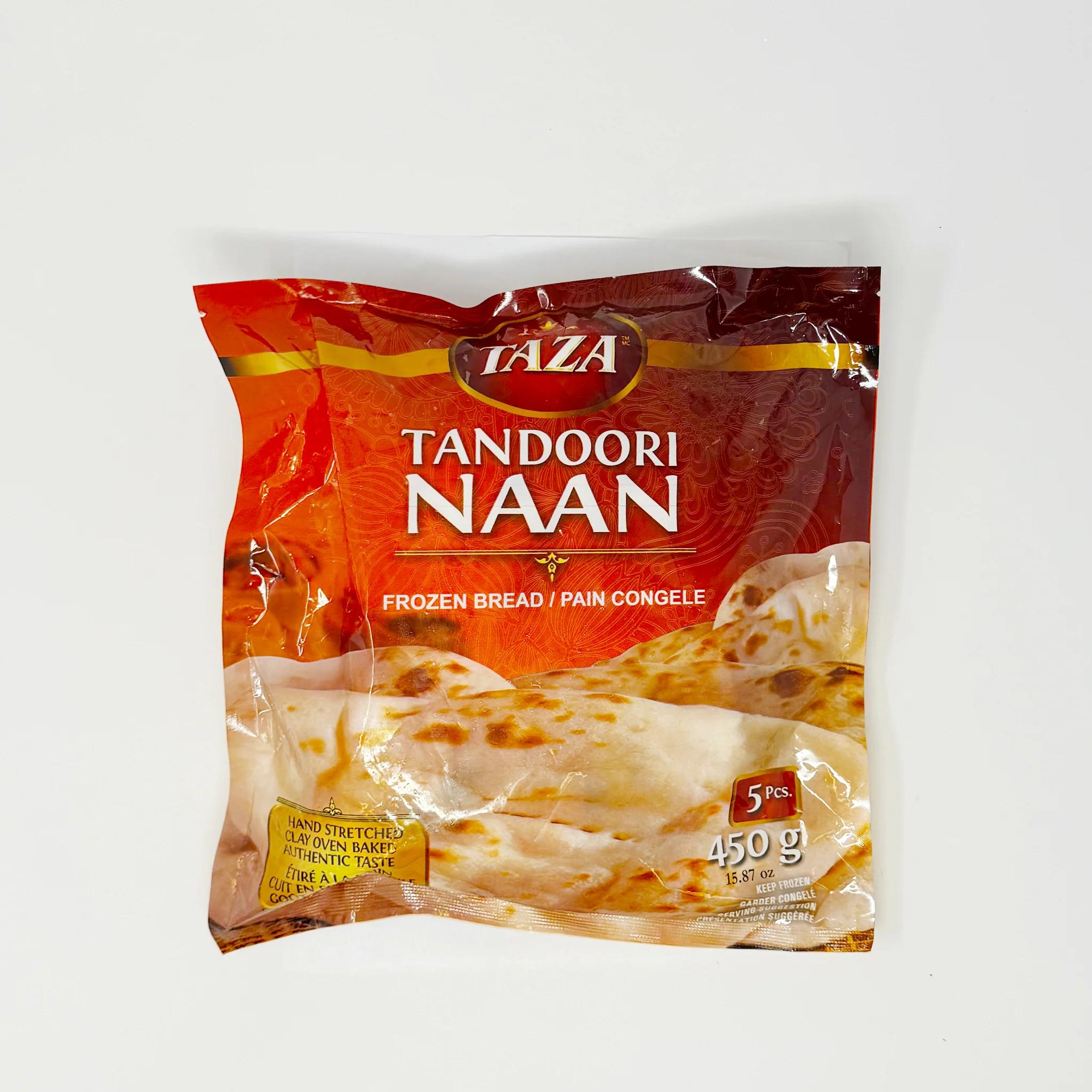 Taza Tandoori Naan 450g 5pcs (In-Store Only)
