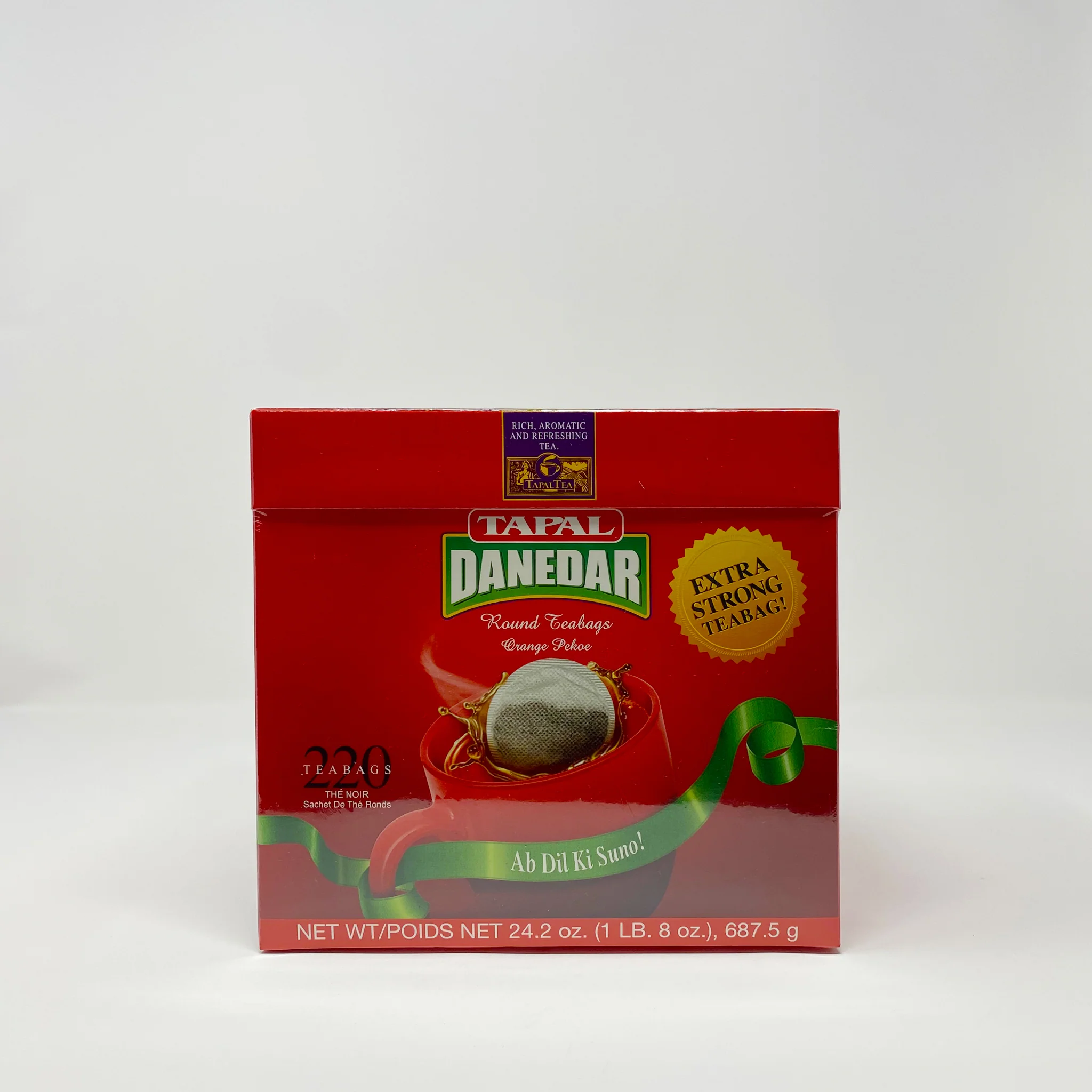 Tapal Danedar black tea 220 round bags