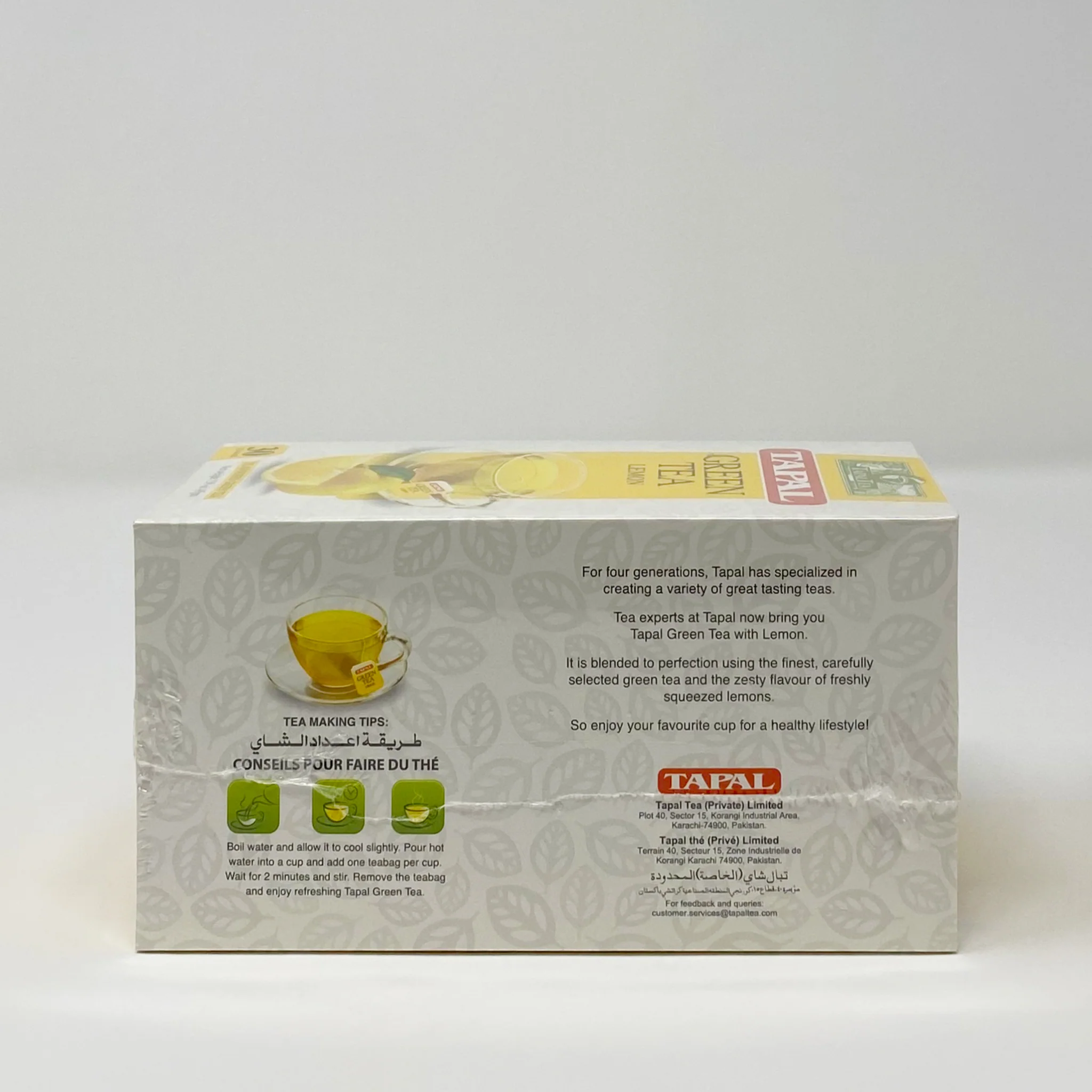 Tapal Green tea Lemon 30 bags - Image 2