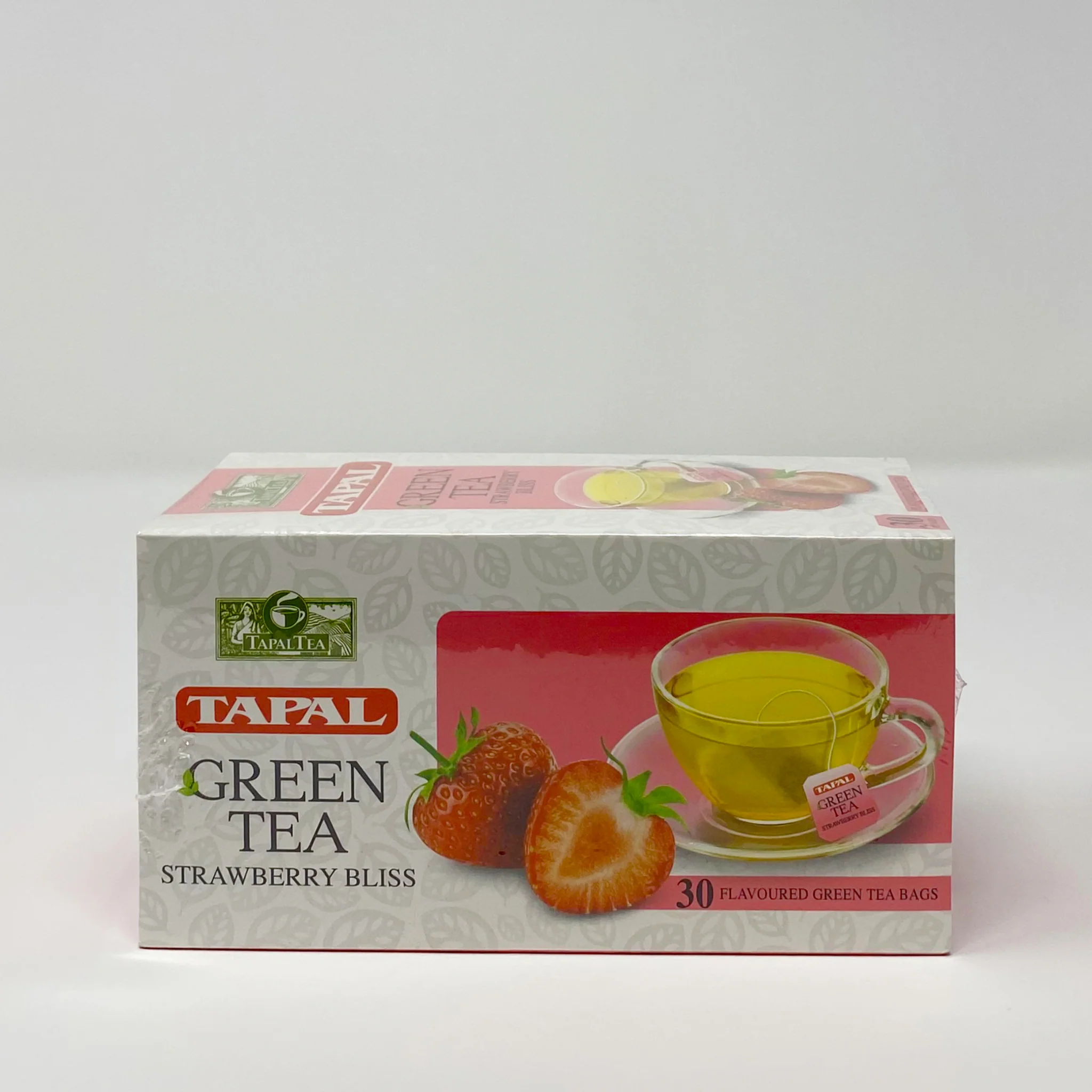 Tapal Green tea strawberry 30 tea bags