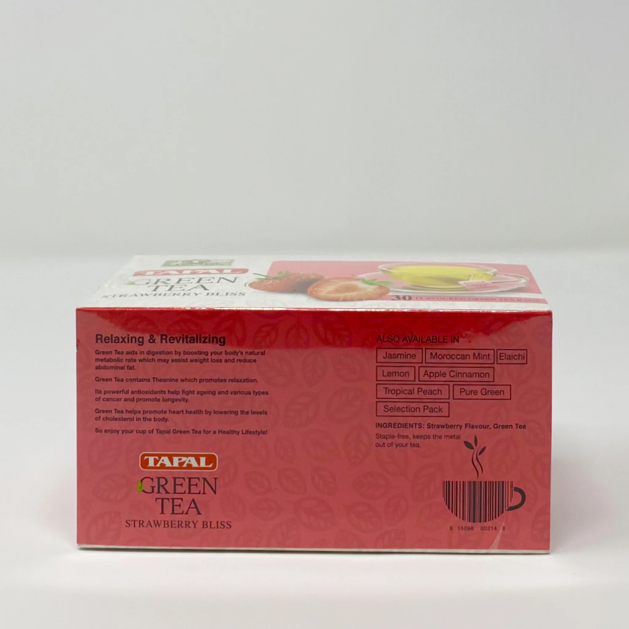 Tapal Green tea strawberry 30 tea bags - Image 2