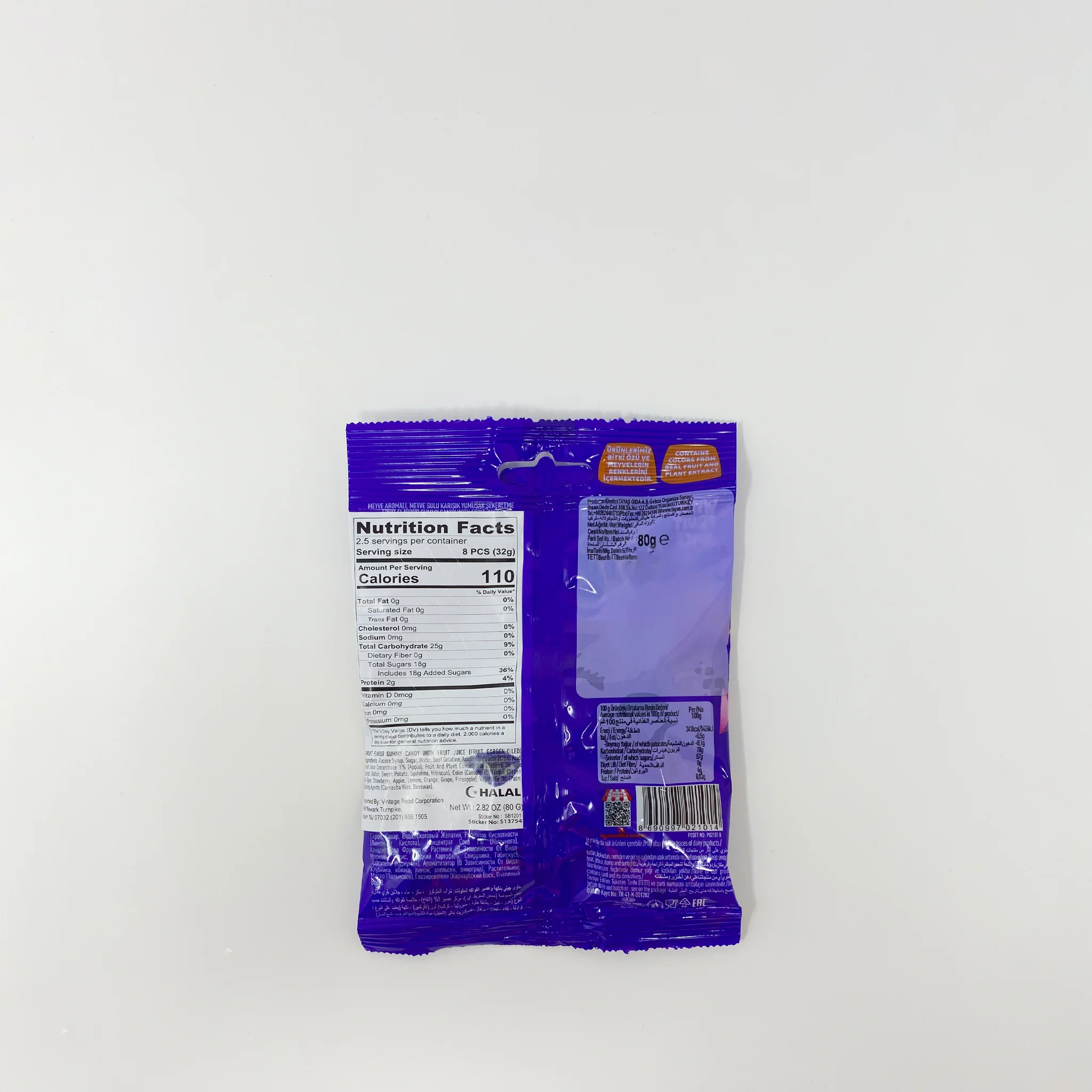 Tayas Damla Fruits Garden 80g - Image 2