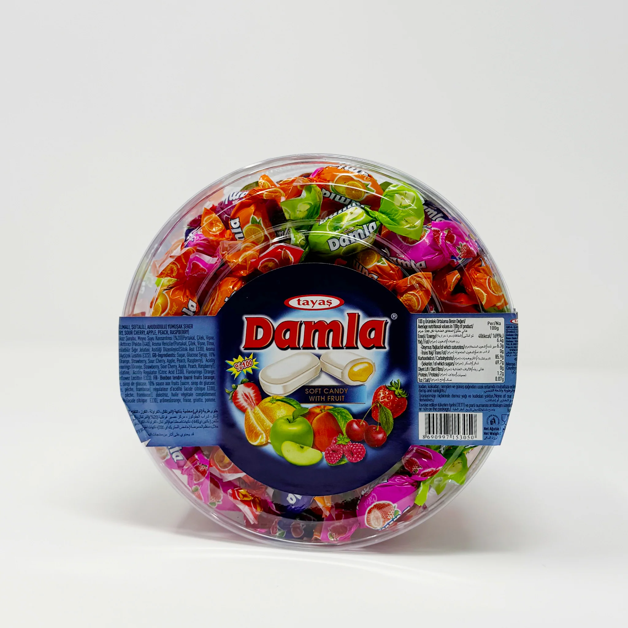 Tayas Damla soft candy with fruit 400g