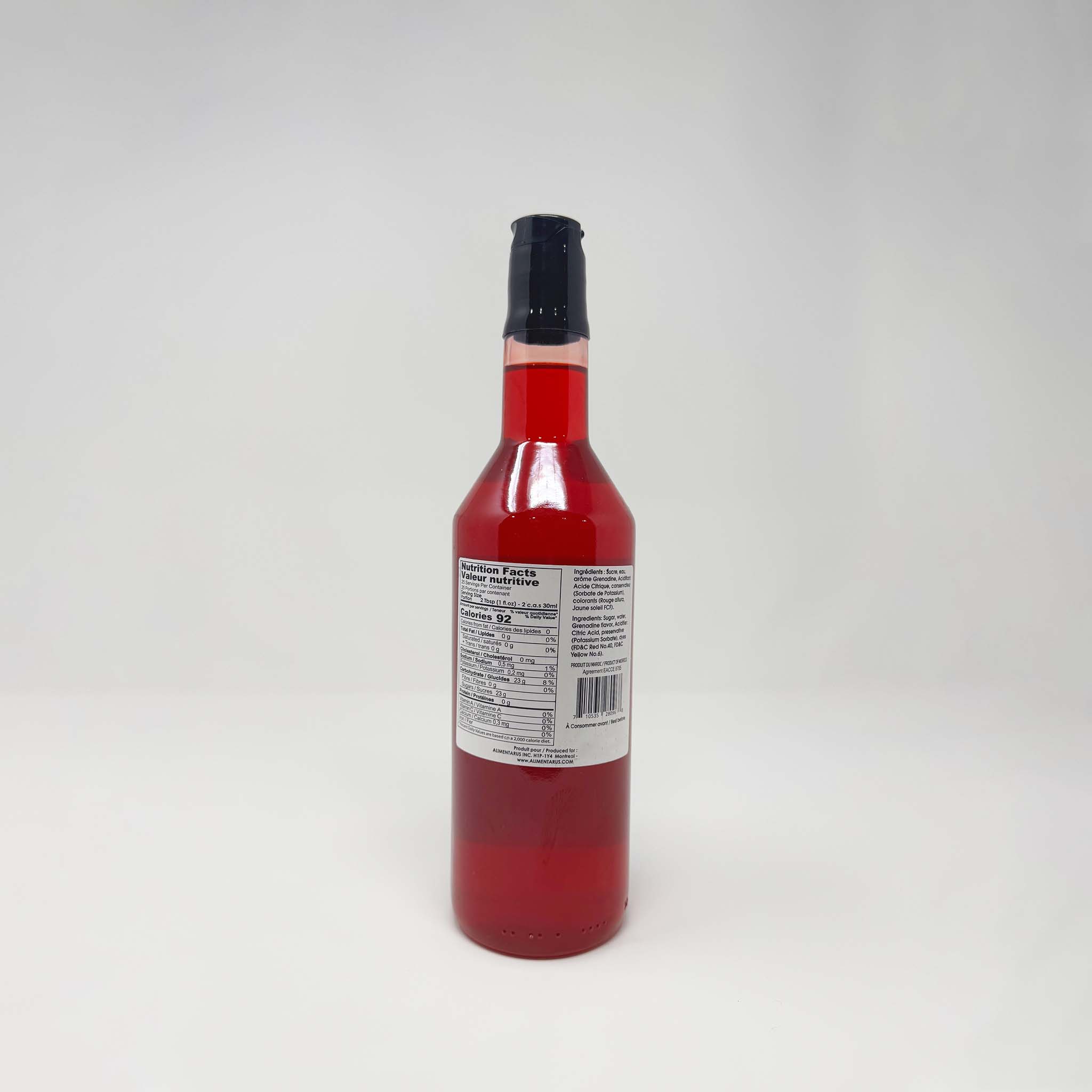 Tayeb Menthe Grenadine syrup 750ml - Image 2