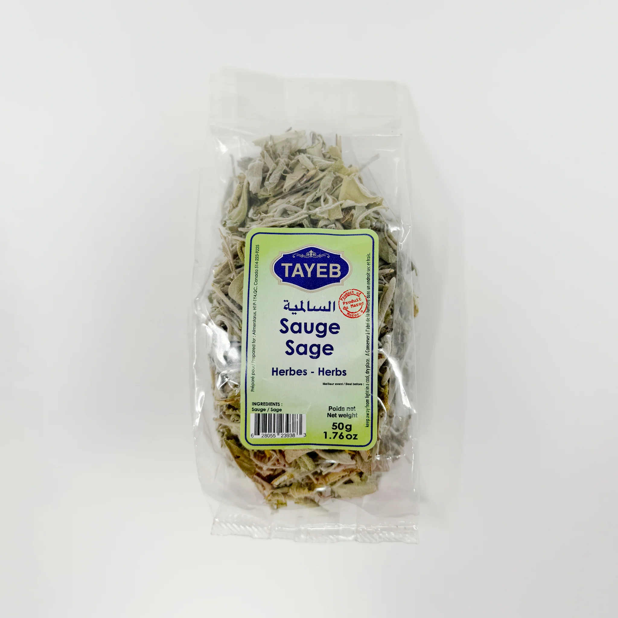 Tayeb Moroccan Dry Sage 50g