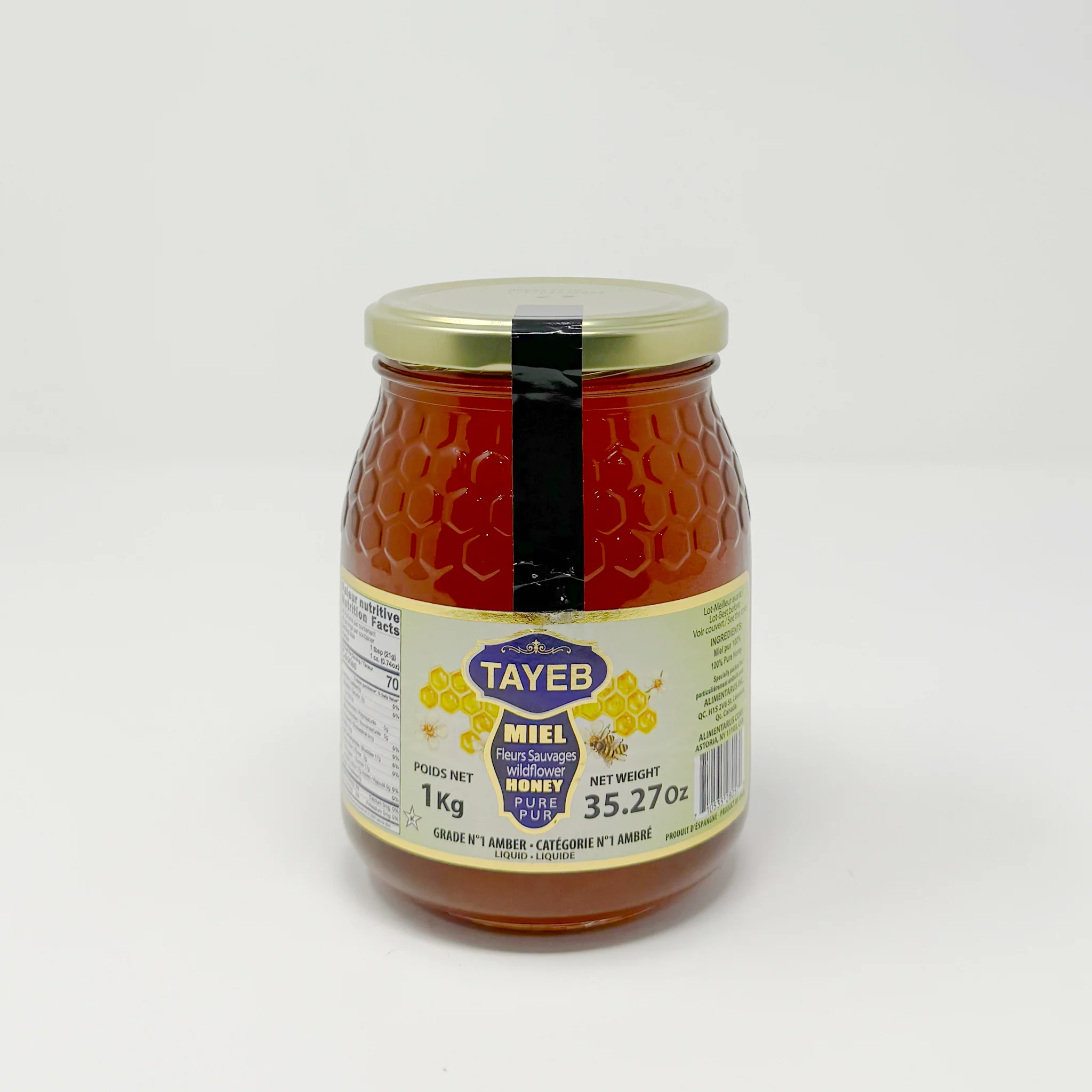 Tayeb Wildflower Honey Pure 1Kg