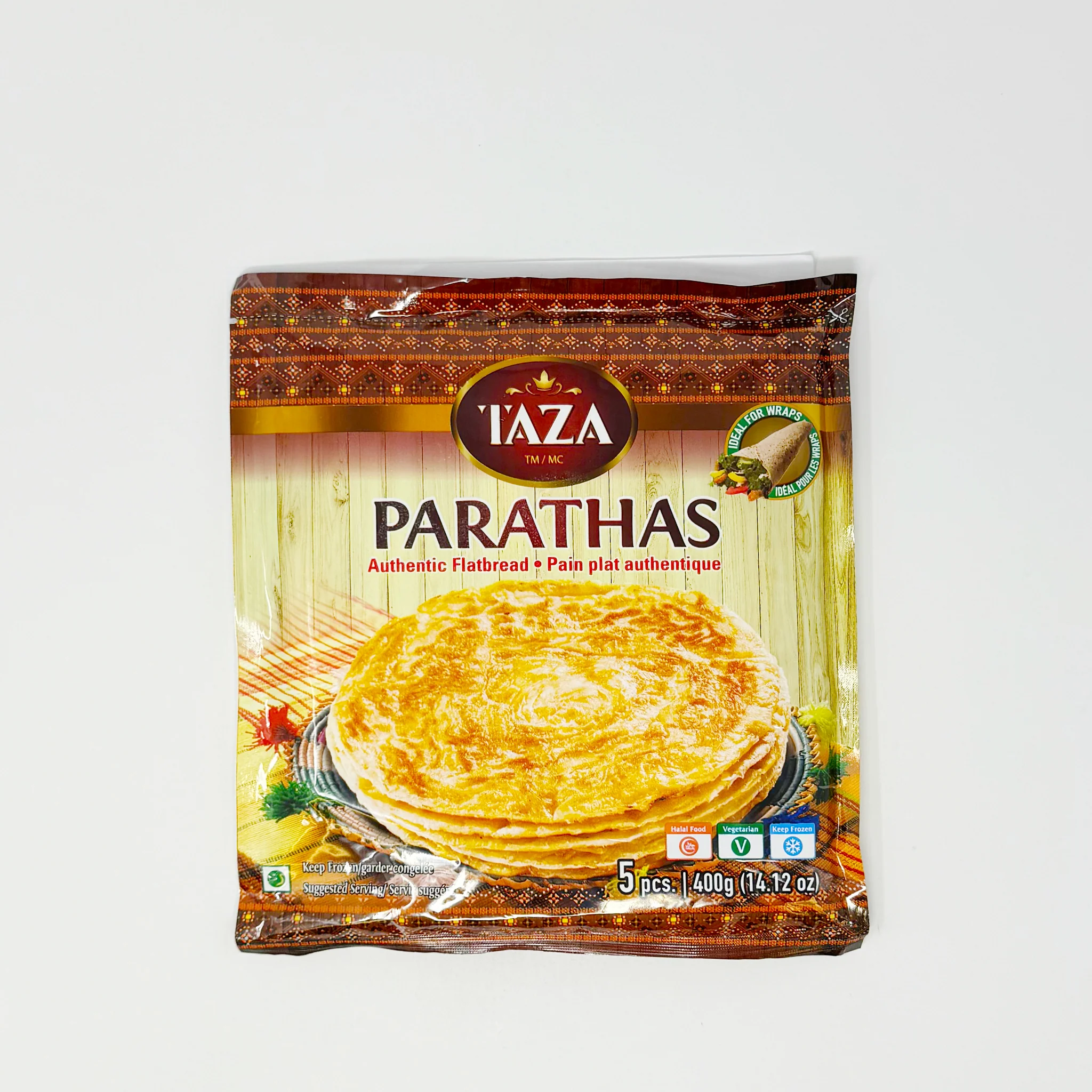 Taza parathas 400g 5 pieces (In-Store Only)