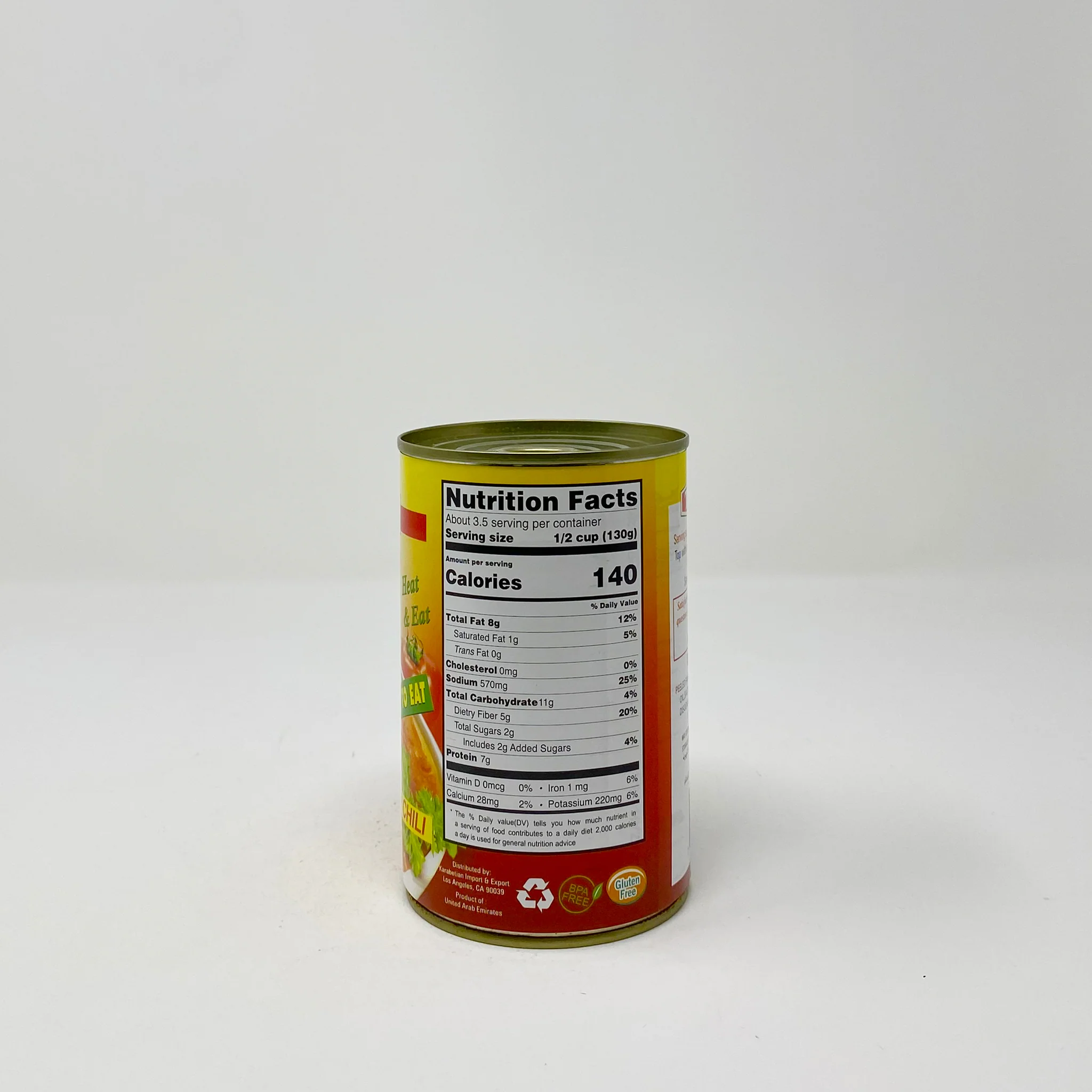 Tazaah peeled Fava beans with chili 16 oz - Image 3