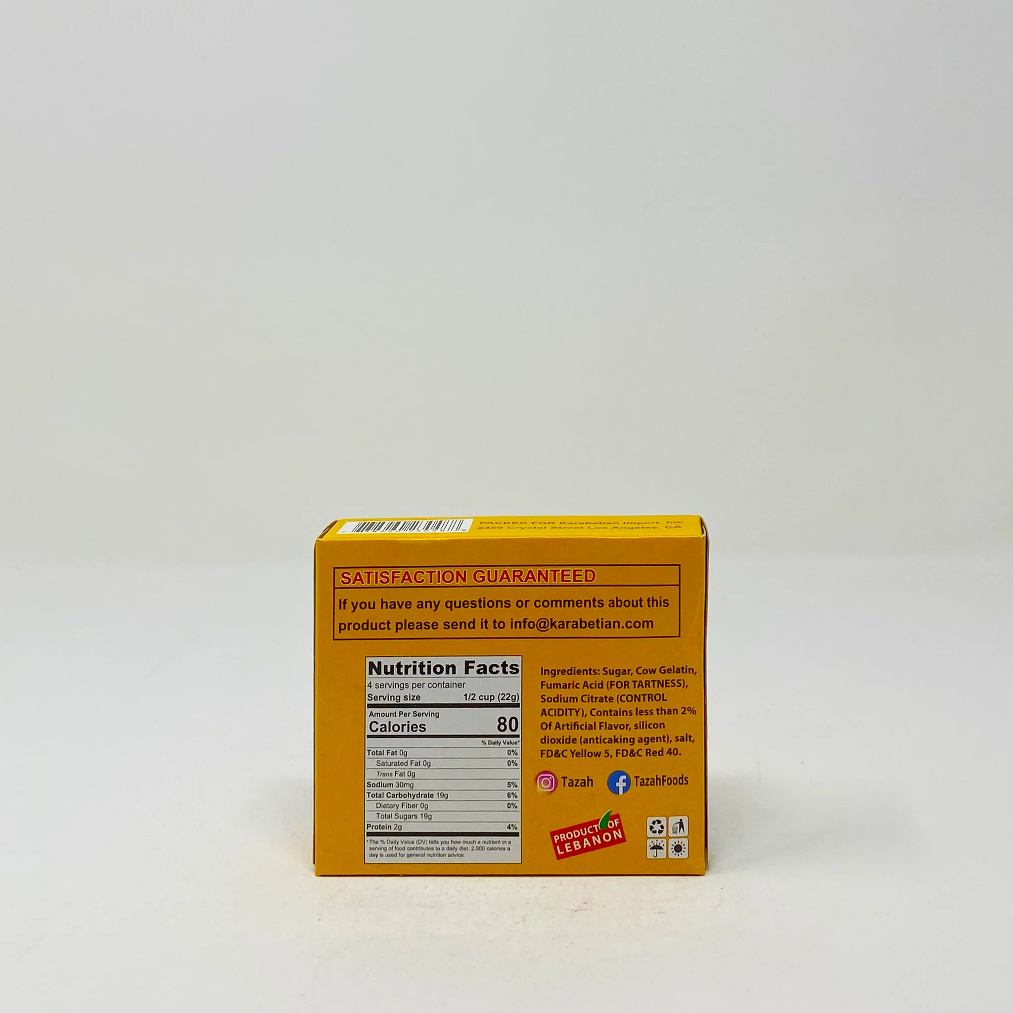Tazah Gelatin Dessert 85g - Image 10