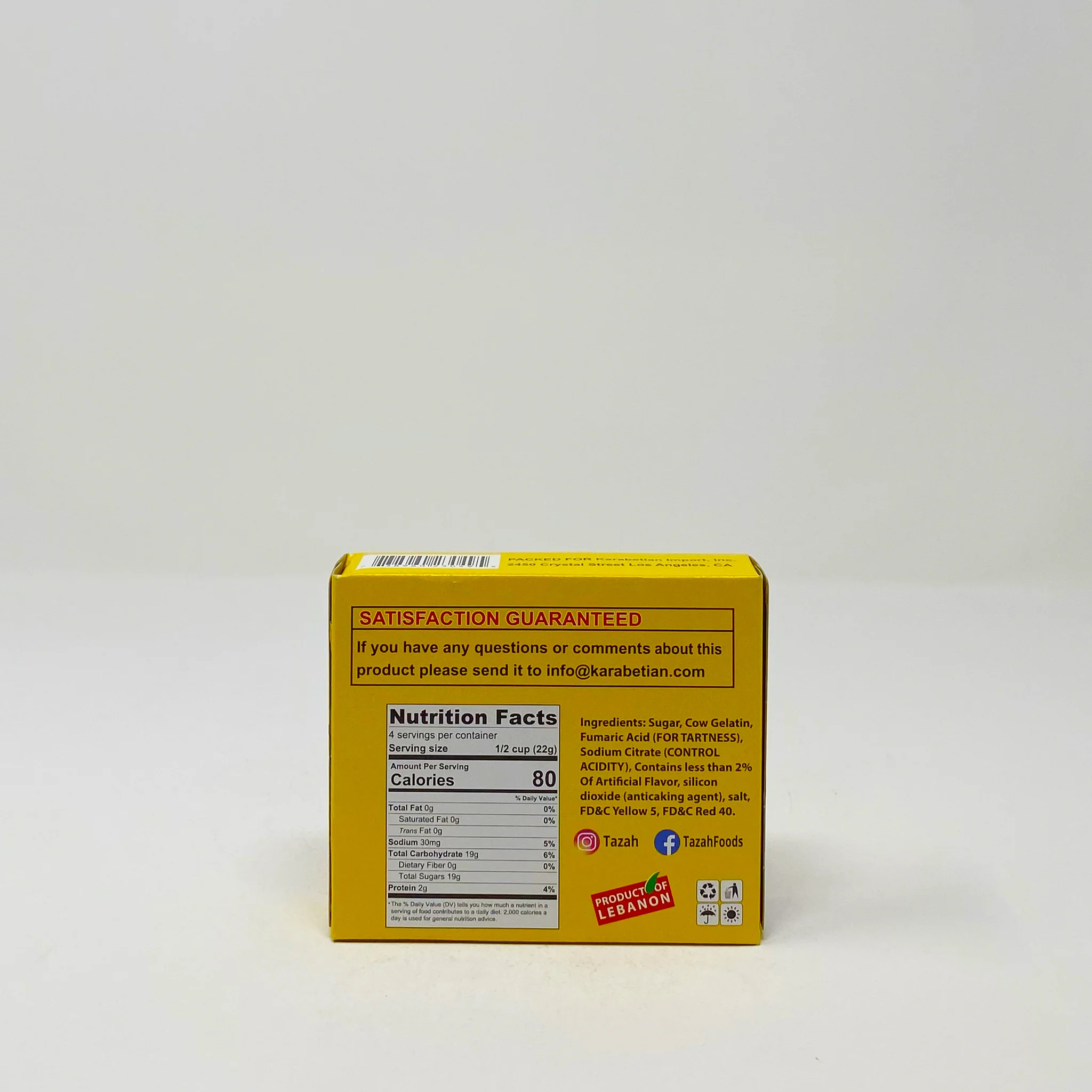 Tazah Gelatin Dessert 85g - Image 2