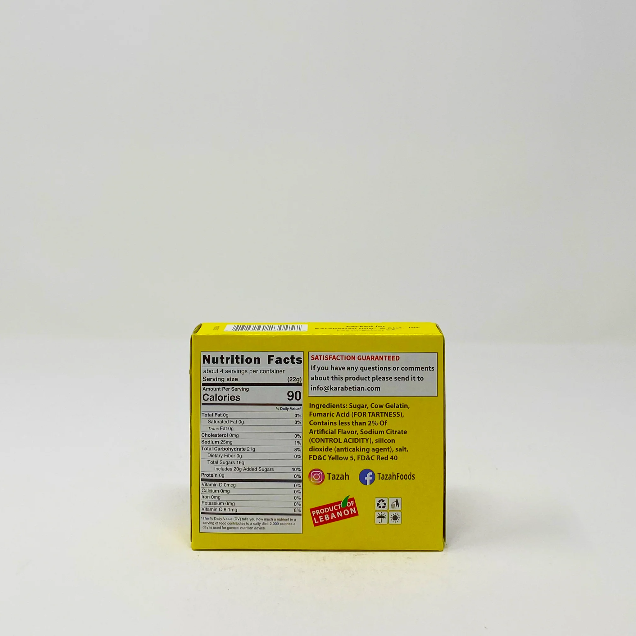 Tazah Gelatin Dessert 85g - Image 4