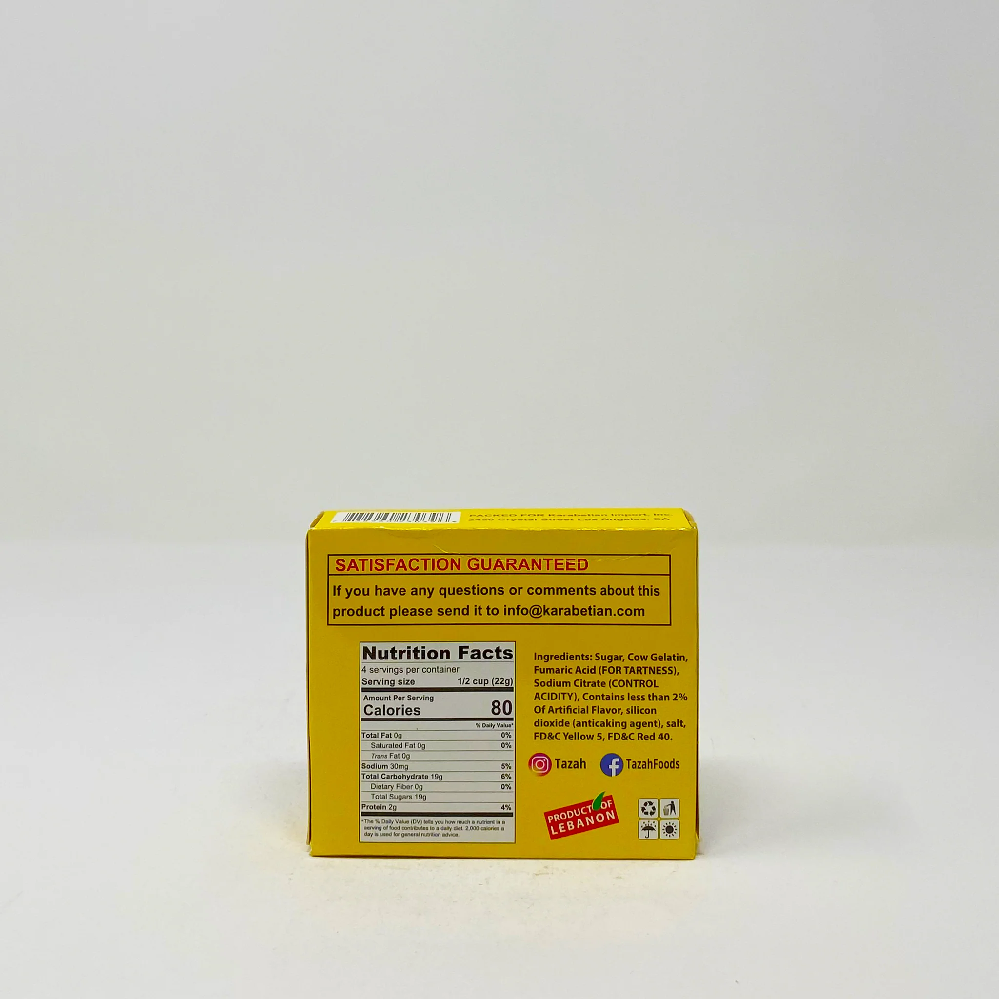 Tazah Gelatin Dessert 85g - Image 8