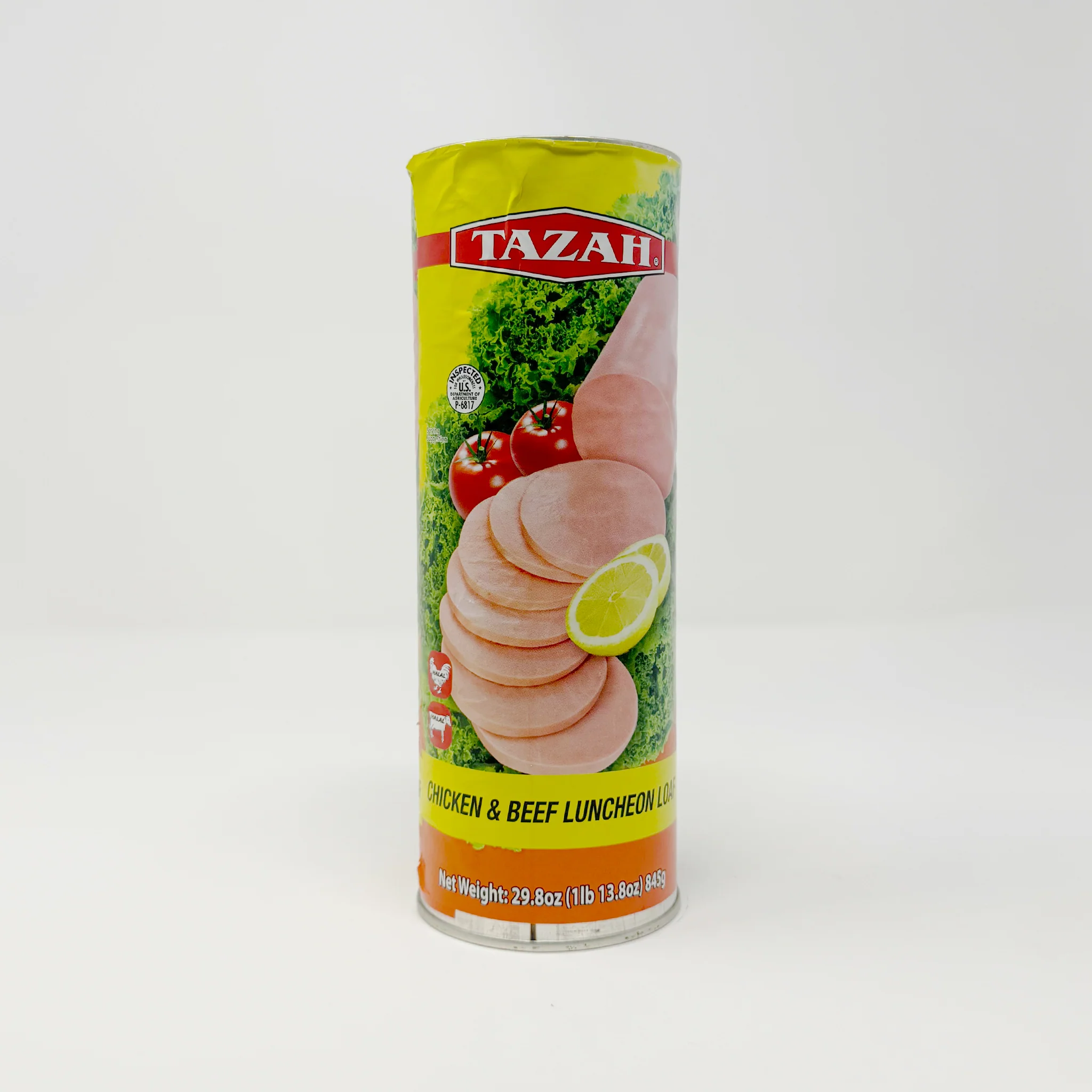 Tazah Chicken & Beef Luncheon meat 854g