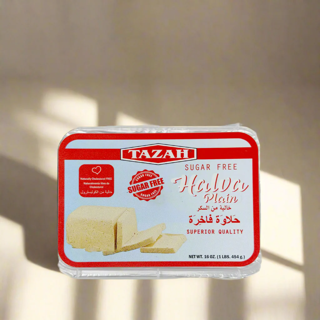 Tazah halva pistachio, plain 454g Sugar Free - Image 5