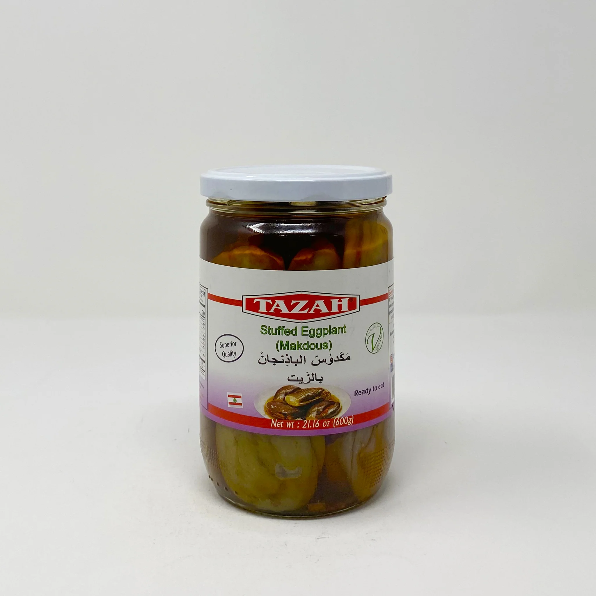 Tazah stuffed eggplant Makdous 600g