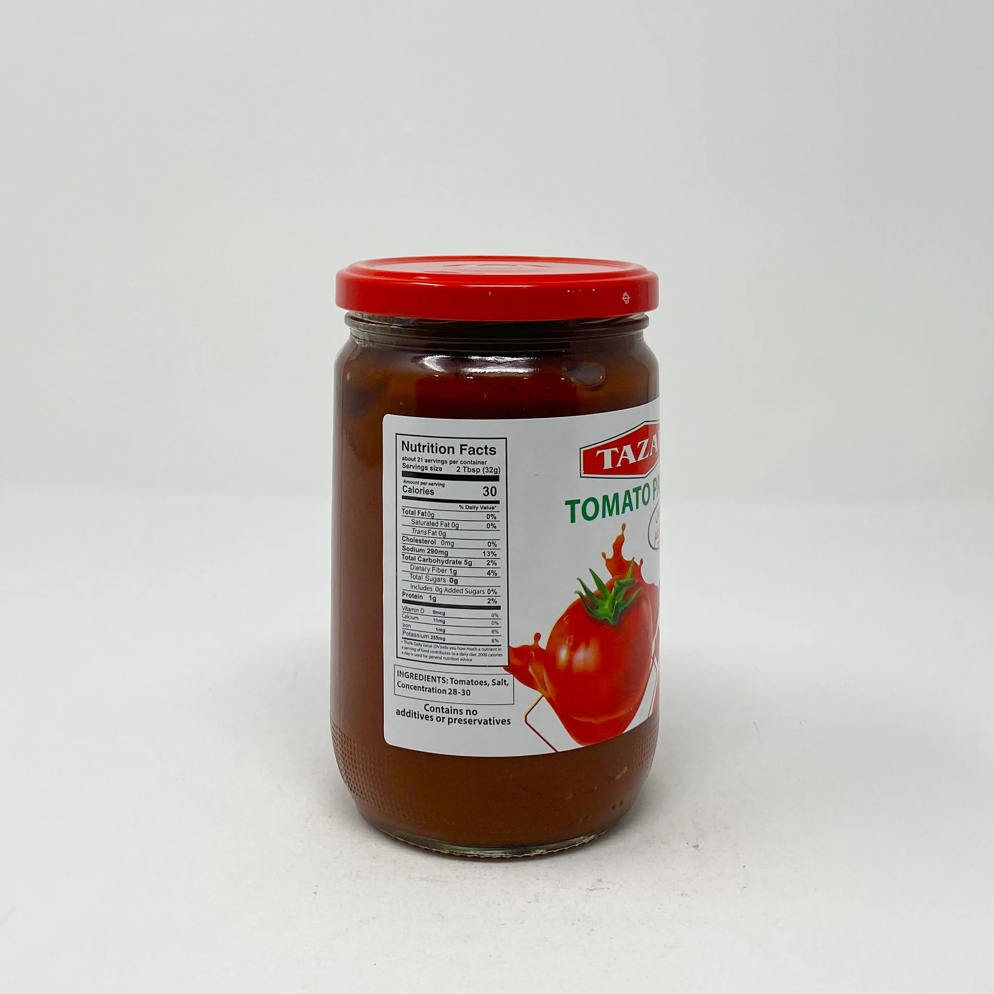 Tazah tomato paste 680g - Image 2