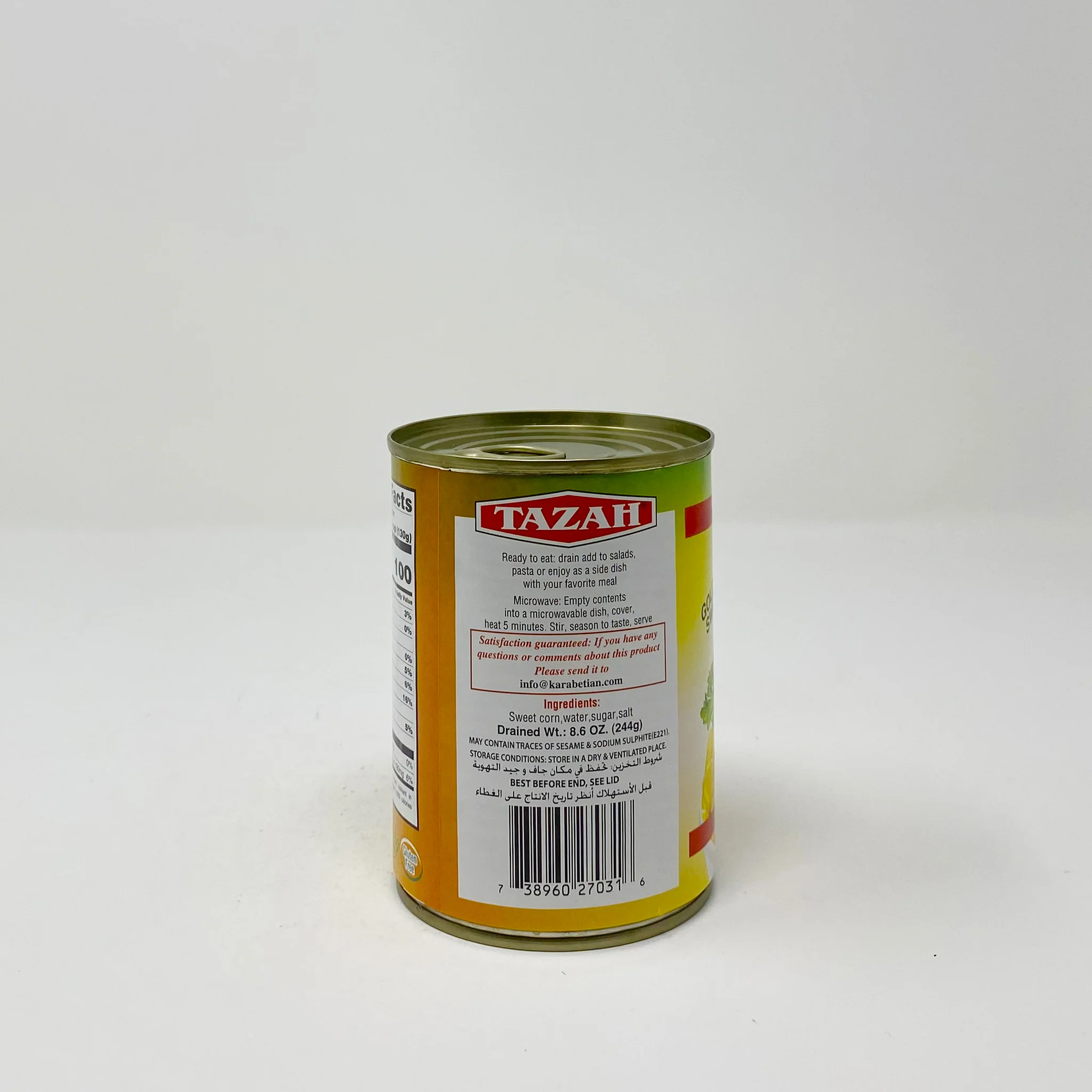 Tazah whole kernel corn 14 oz - Image 2