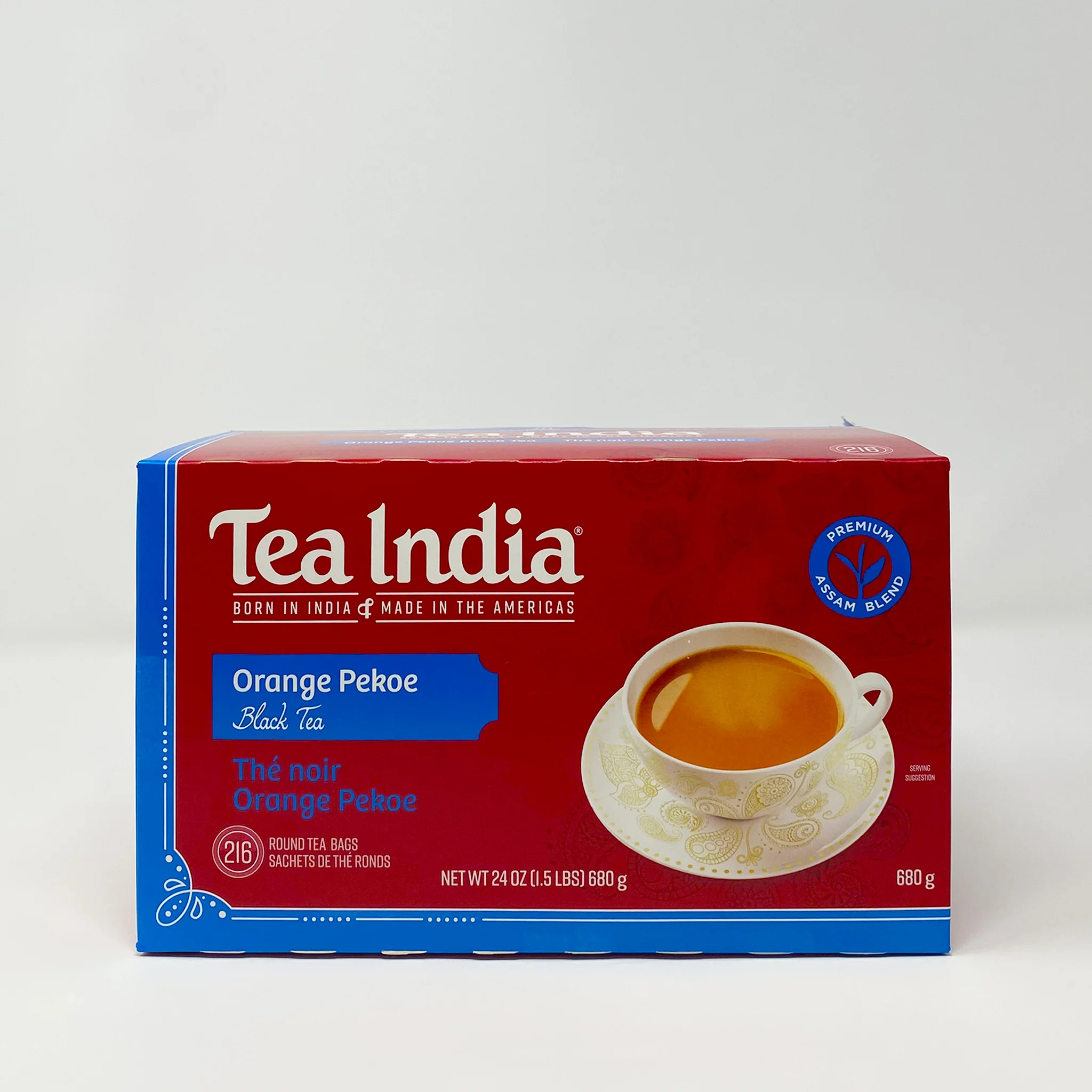 Tea India black tea round 216 bags