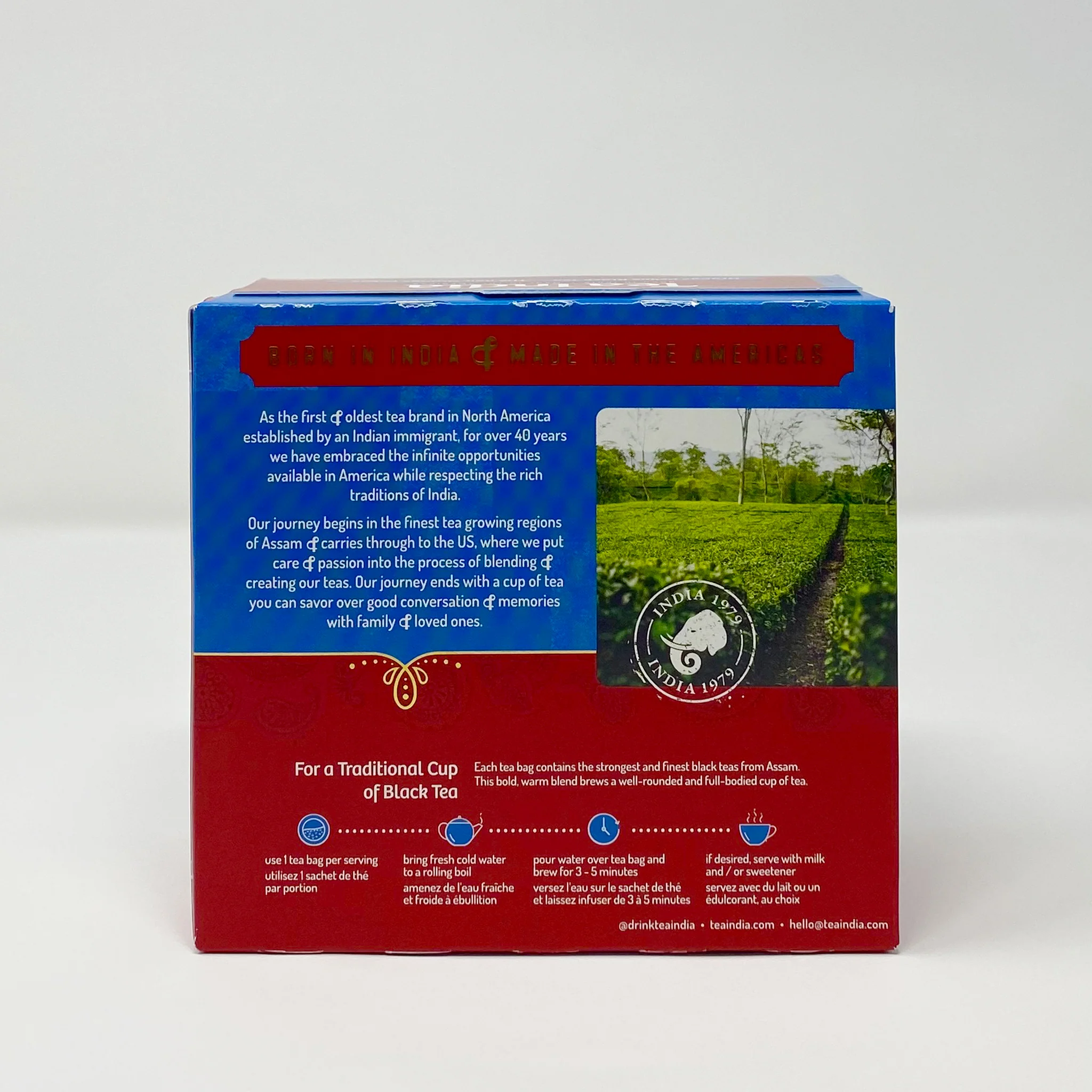 Tea India black tea round 72 bags - Image 2