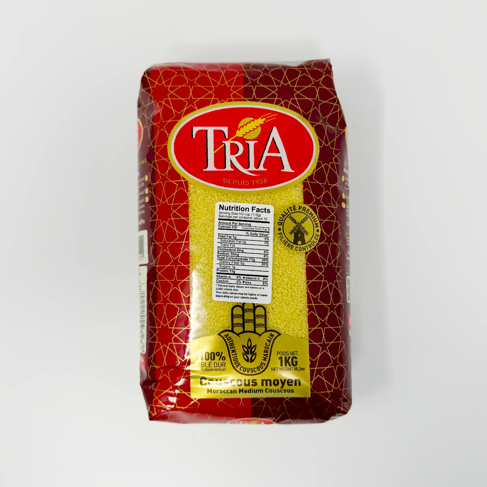 Tria Couscous Moyen 1 kg - Image 2