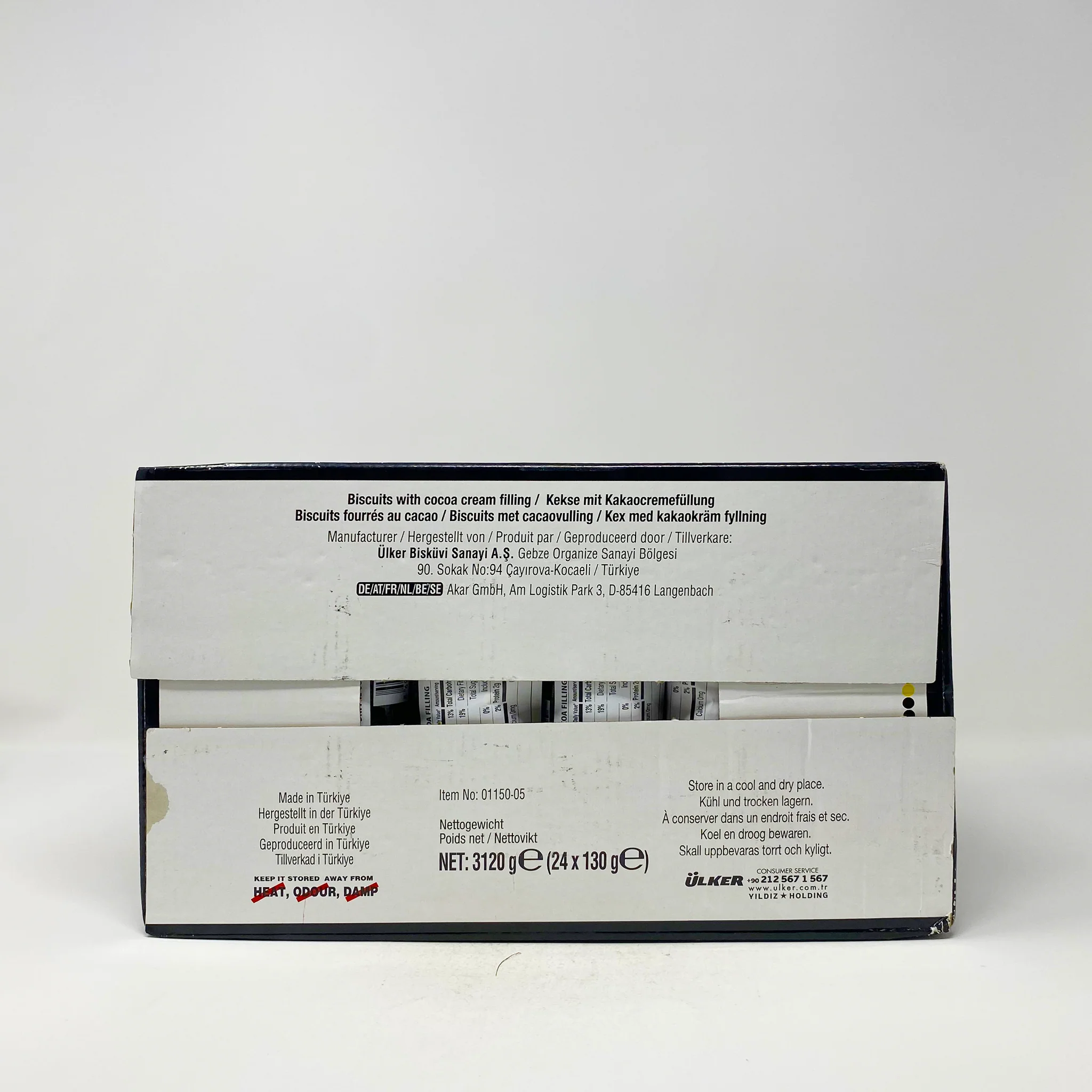Ulker Biskrem Duo 130g x24 pack - Image 2