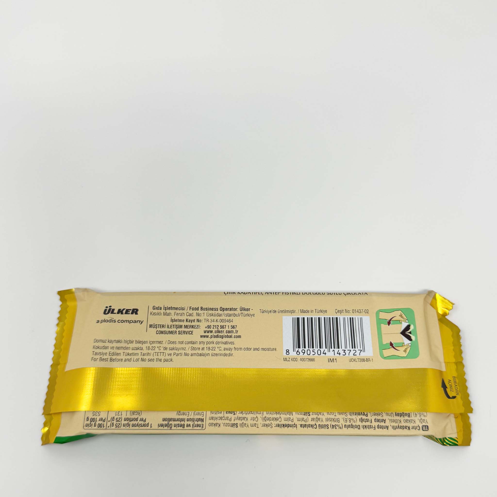 Ulker cikolata Dubai chocolate 93g - Image 2