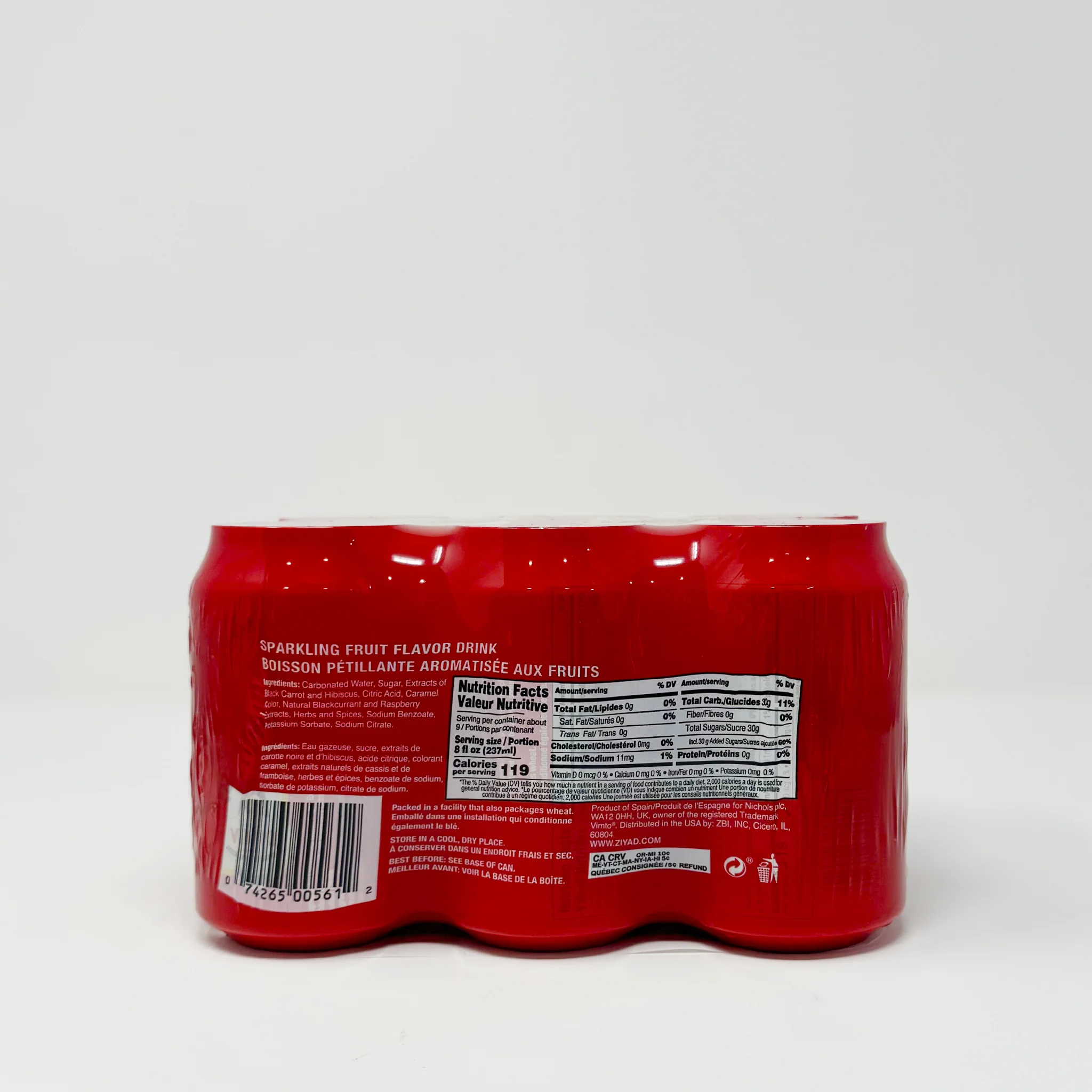 Vimto Fruit Flavor Drink 6x11.2oz - Image 2