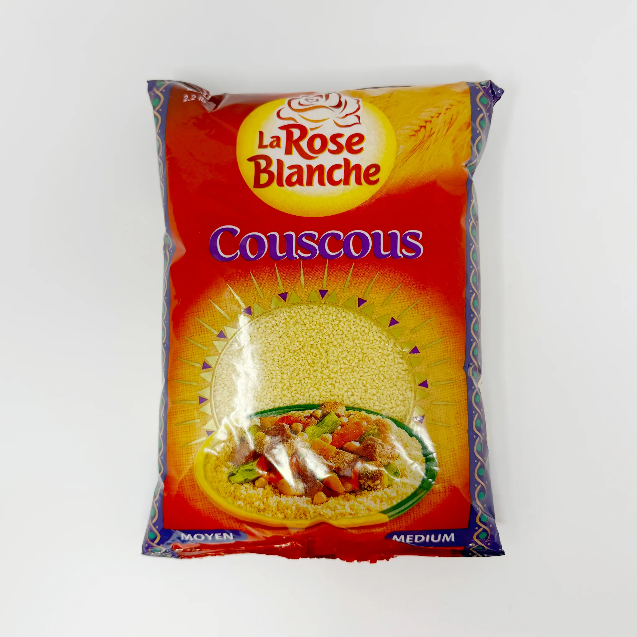 La Rose Blanche Tunisian Couscous medium 1kg