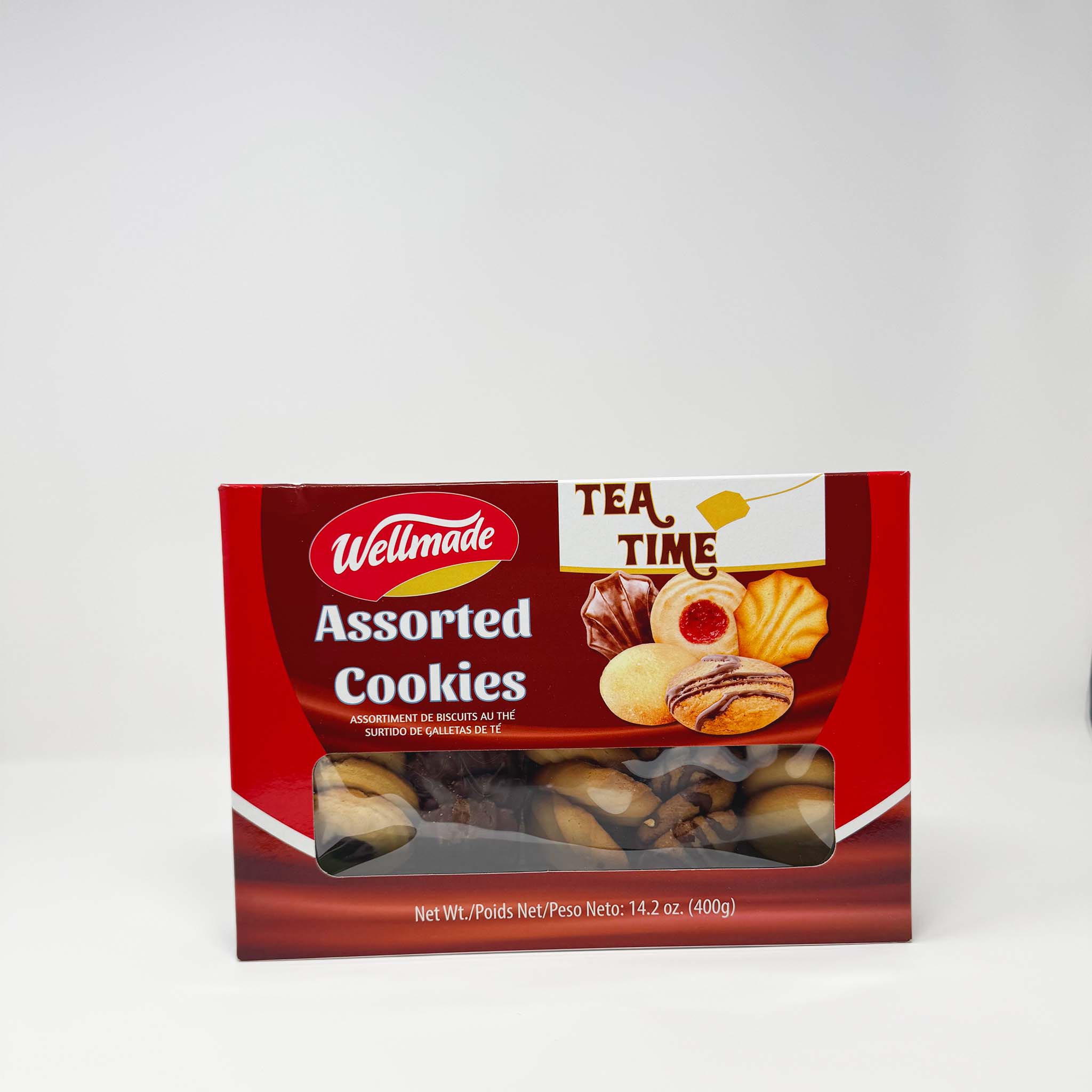 Wellmade assorted cookies 400g