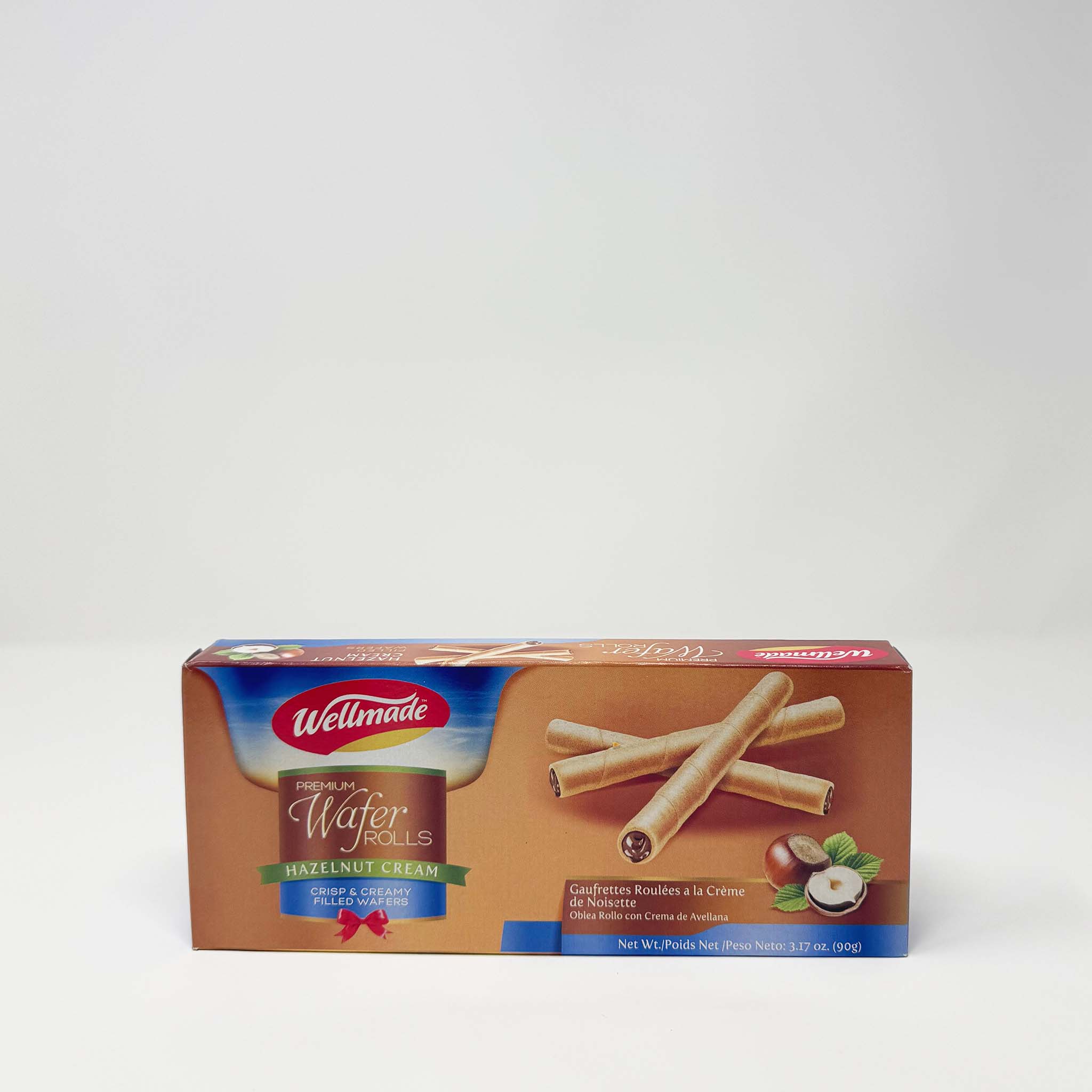Wellmade Wafer rolls Hazelnut cream 90g