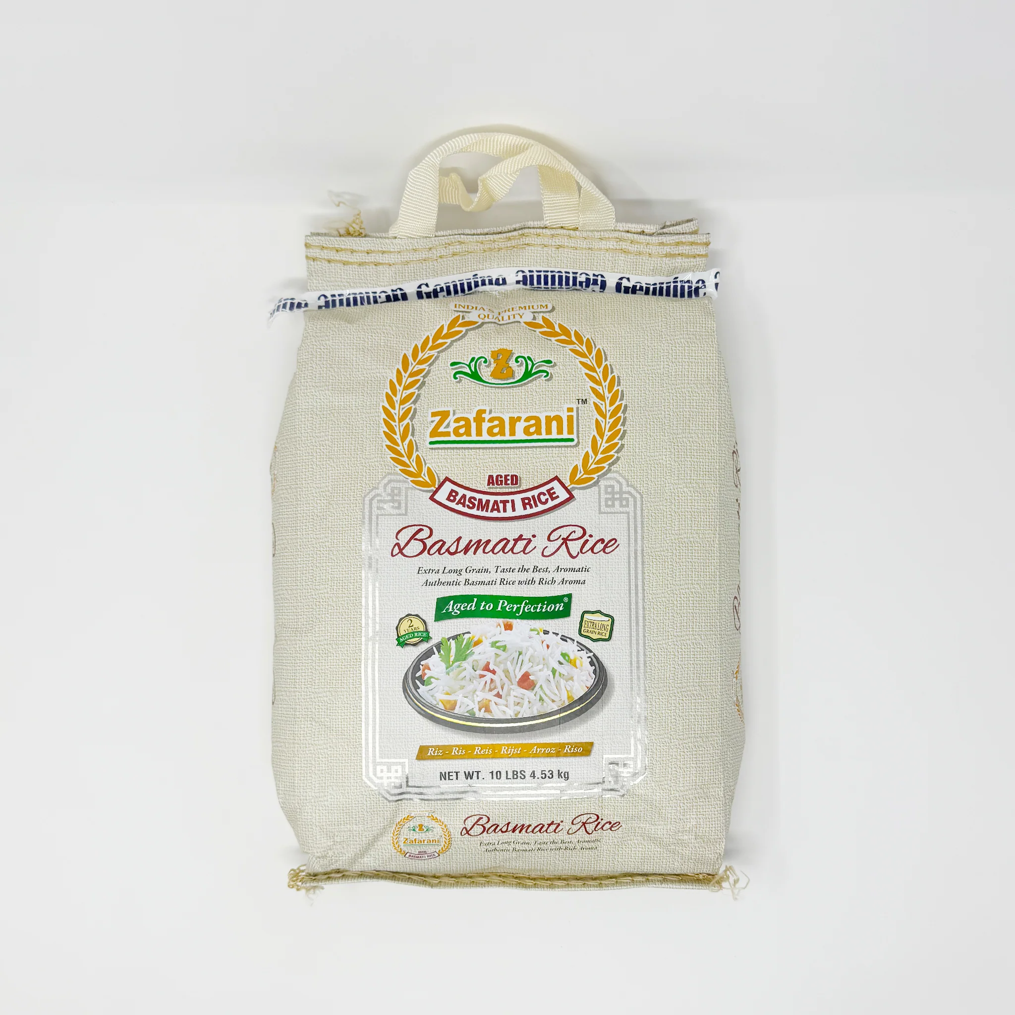 Zafarani Aged Basmati Rice 10 Lb