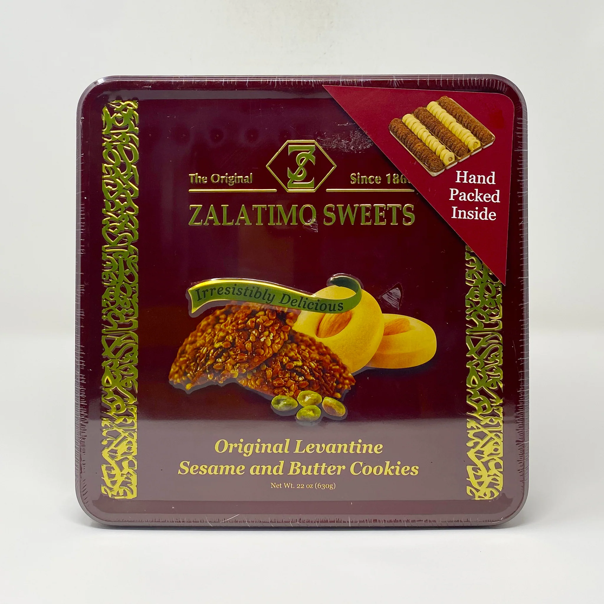 Zalatimo Sesame & butter Cookies Sweets 630g